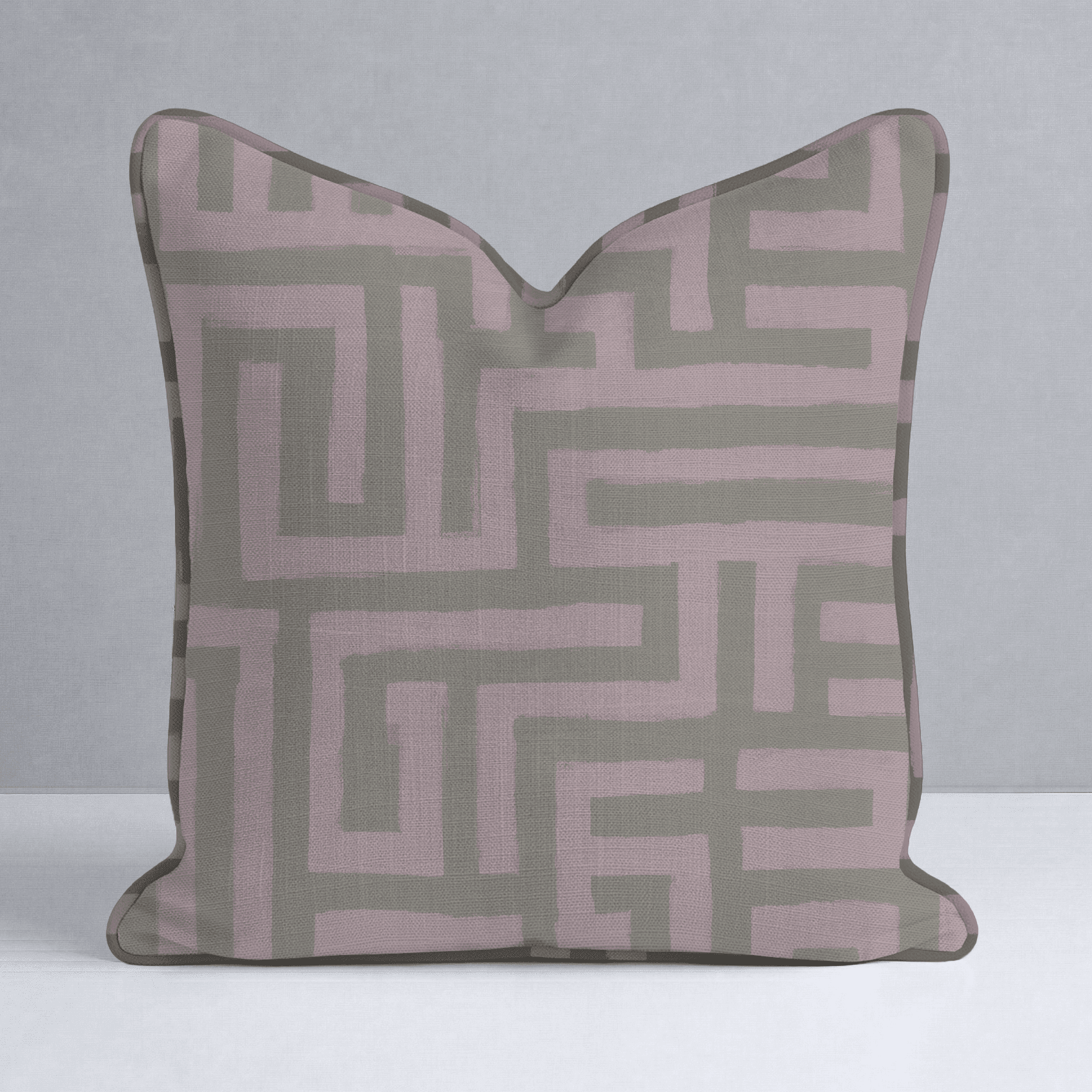 Kensington Maze Throw Pillow - Benton Lane Home - Lemon Park