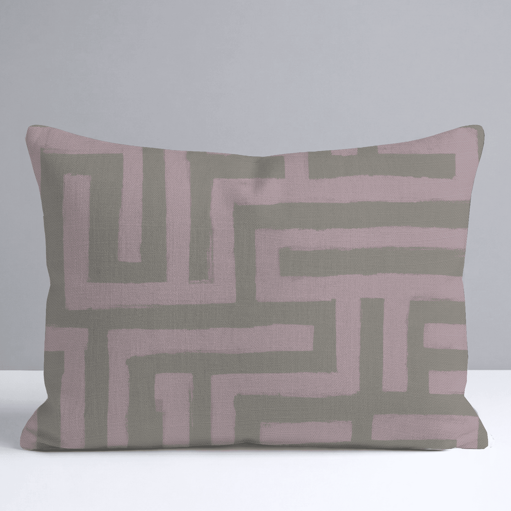 Kensington Maze Throw Pillow - Benton Lane Home - Lemon Park