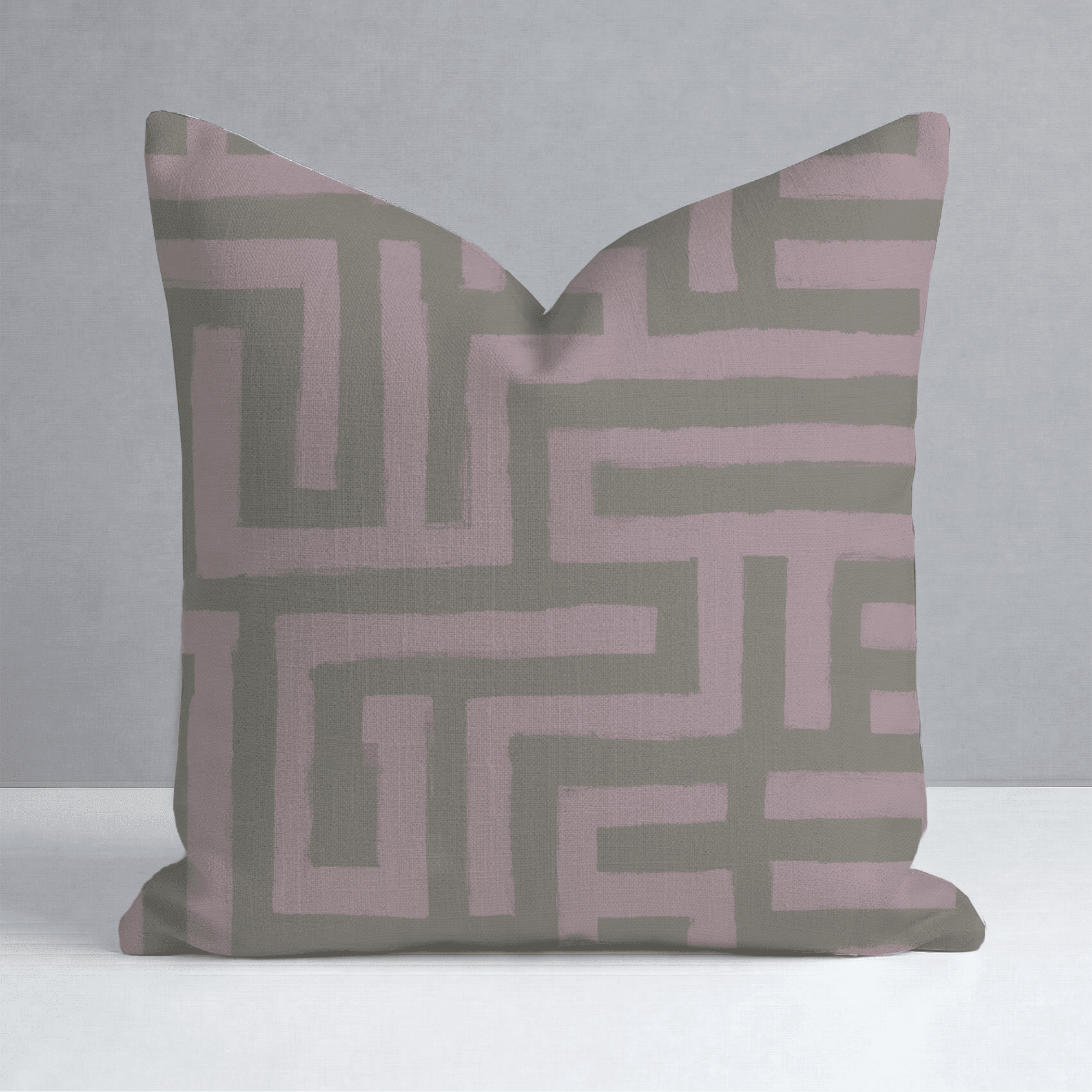 Kensington Maze Throw Pillow - Benton Lane Home - Lemon Park