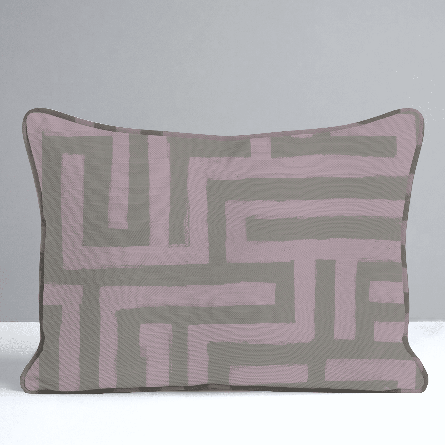 Kensington Maze Throw Pillow - Benton Lane Home - Lemon Park
