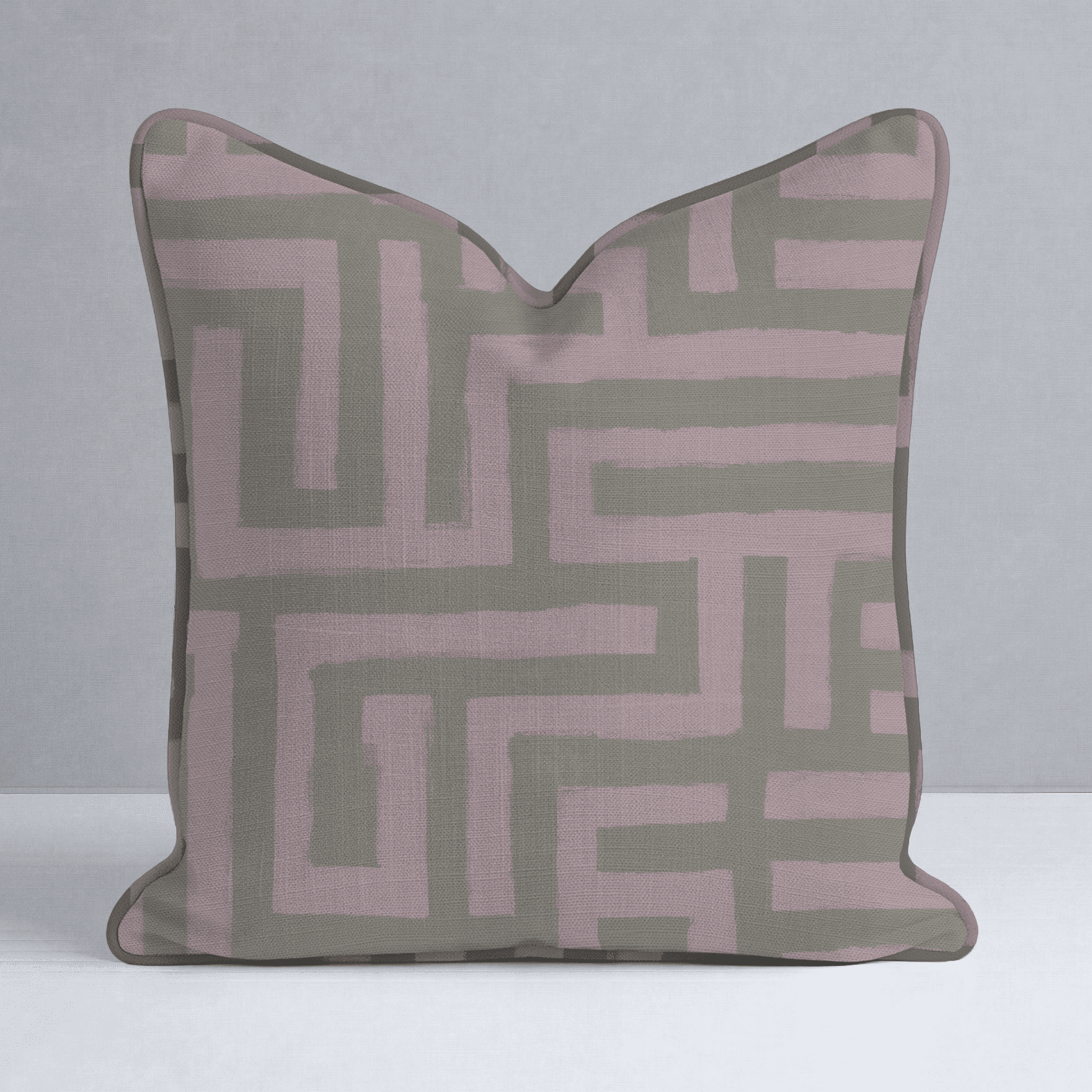 Kensington Maze Throw Pillow - Benton Lane Home - Lemon Park