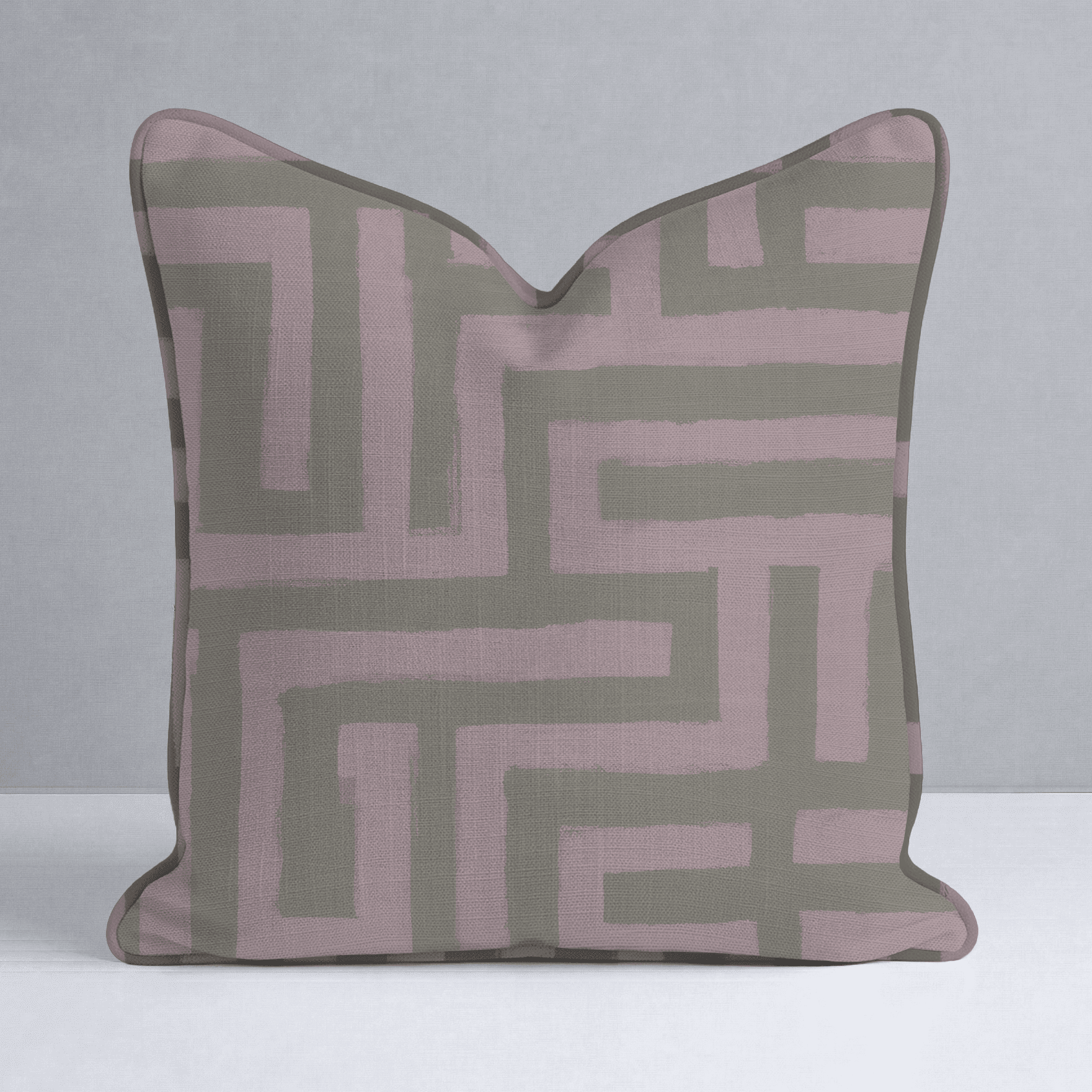 Kensington Maze Throw Pillow - Benton Lane Home - Lemon Park