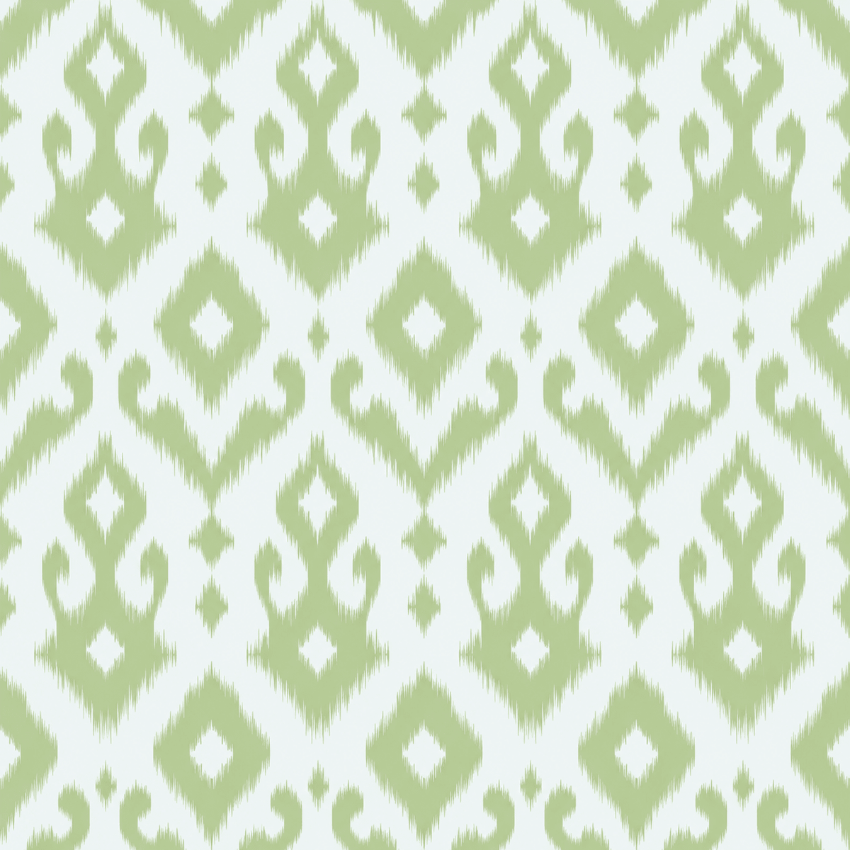 Key Lime Celadon Ikat Wallpaper - Lemon Park