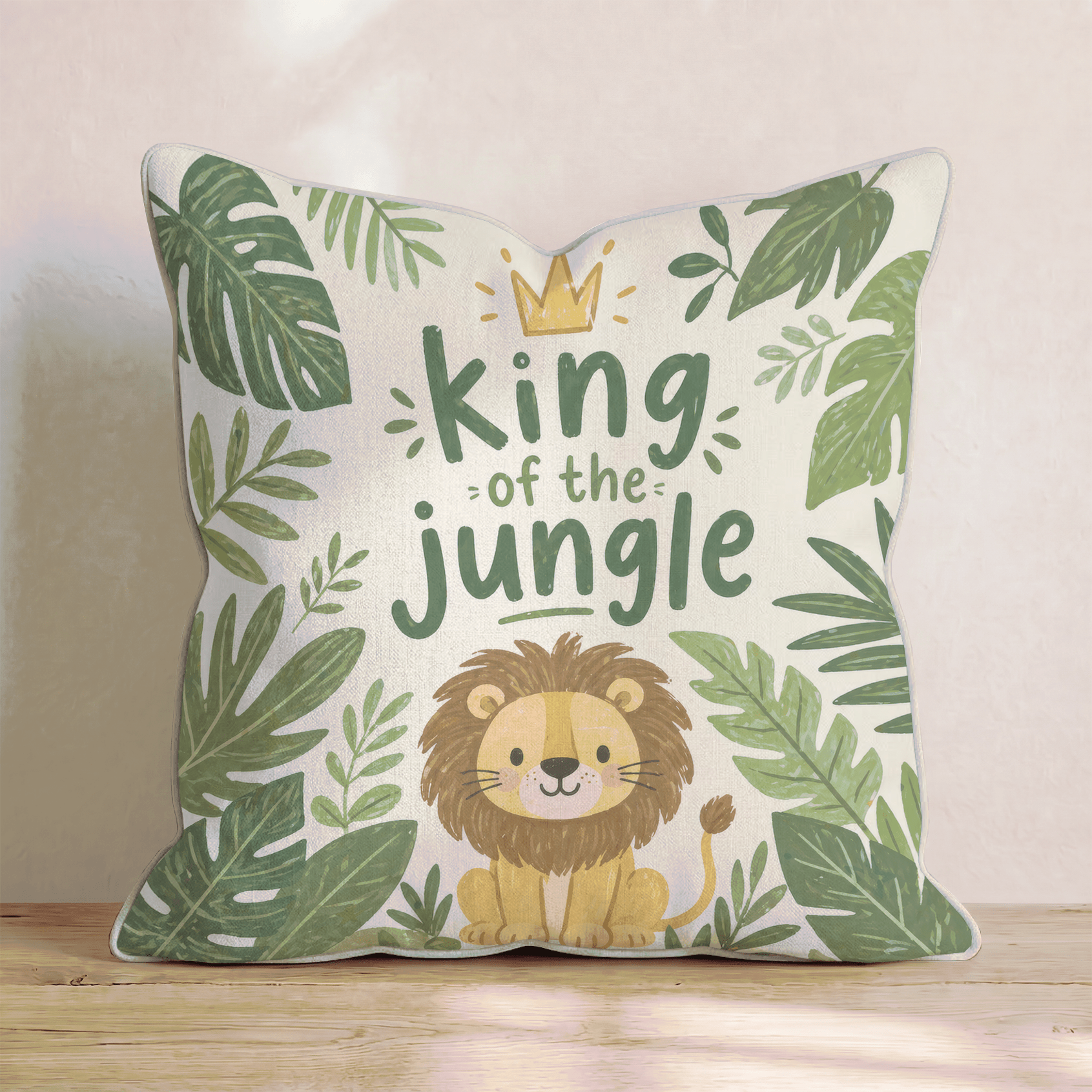 King of the Jungle Throw Pillow - Benton Lane Home - Hillcroft Home