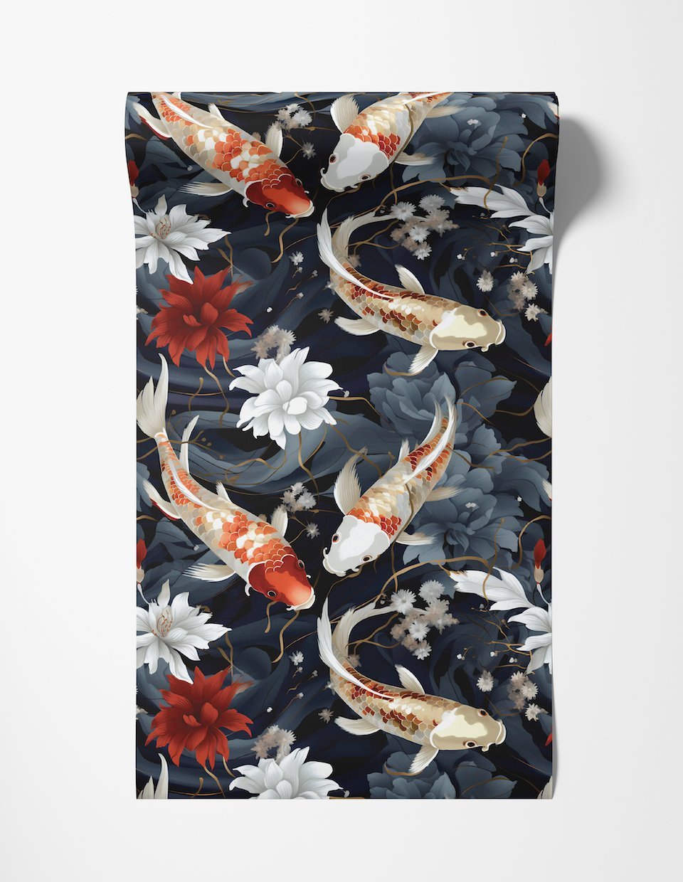 Koi Serenity Wallpaper - Benton Lane Home - Painted Paper
