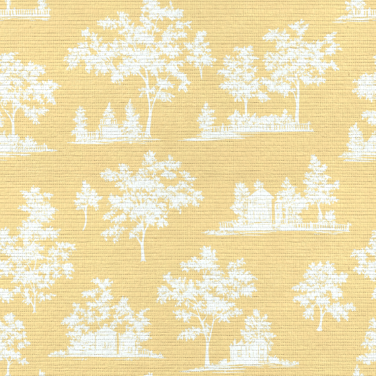 Kristy Faux Grasscloth Wallpaper - Lemon Park