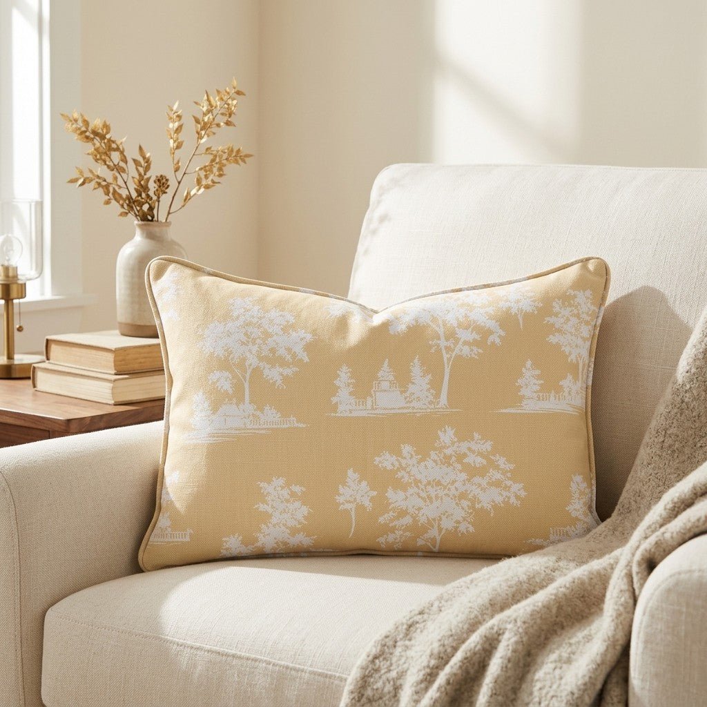 Kristy Throw Pillow - Benton Lane Home - Lemon Park