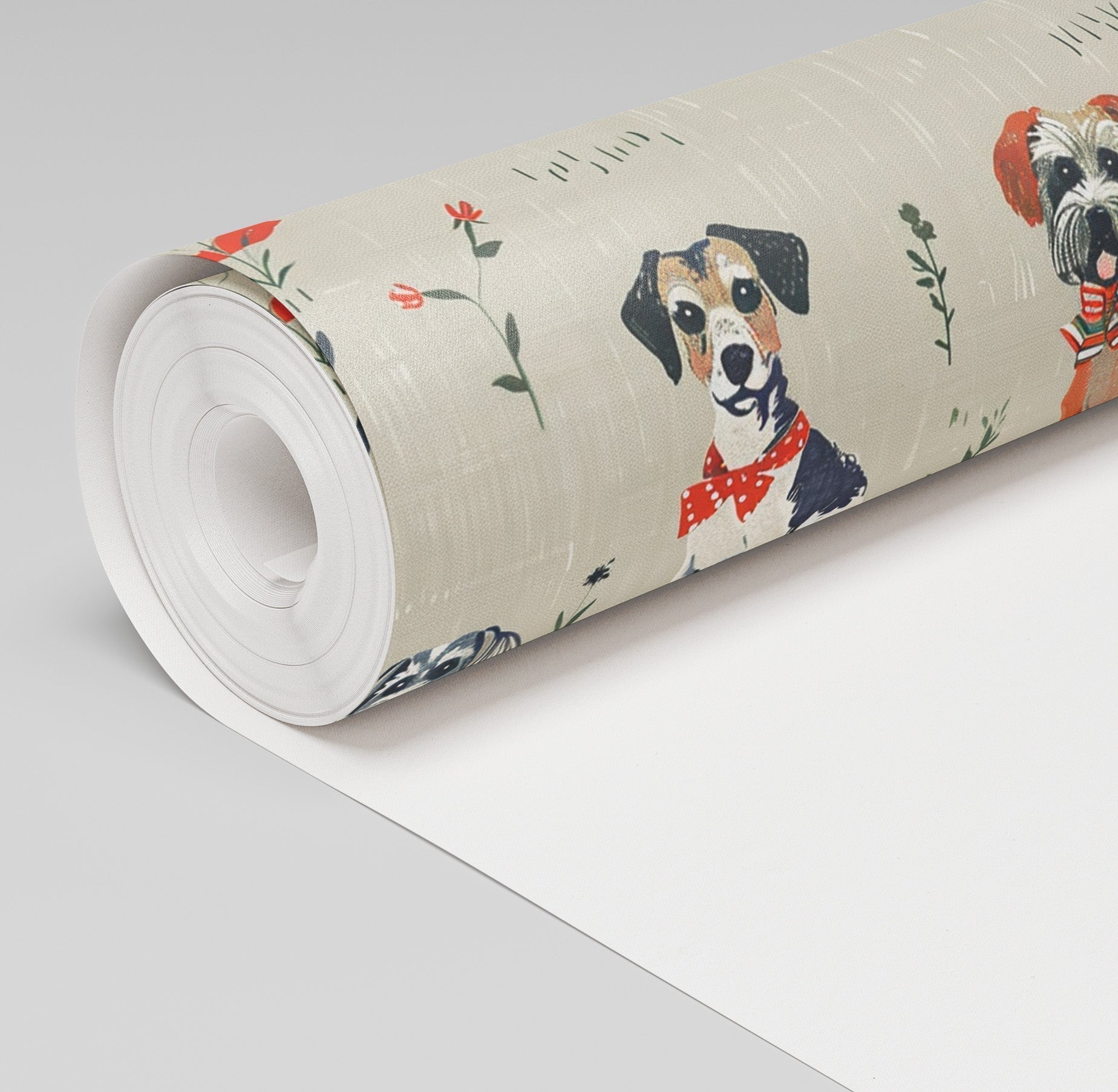 La Vie en Leash Wallpaper - Benton Lane Home - Painted Paper