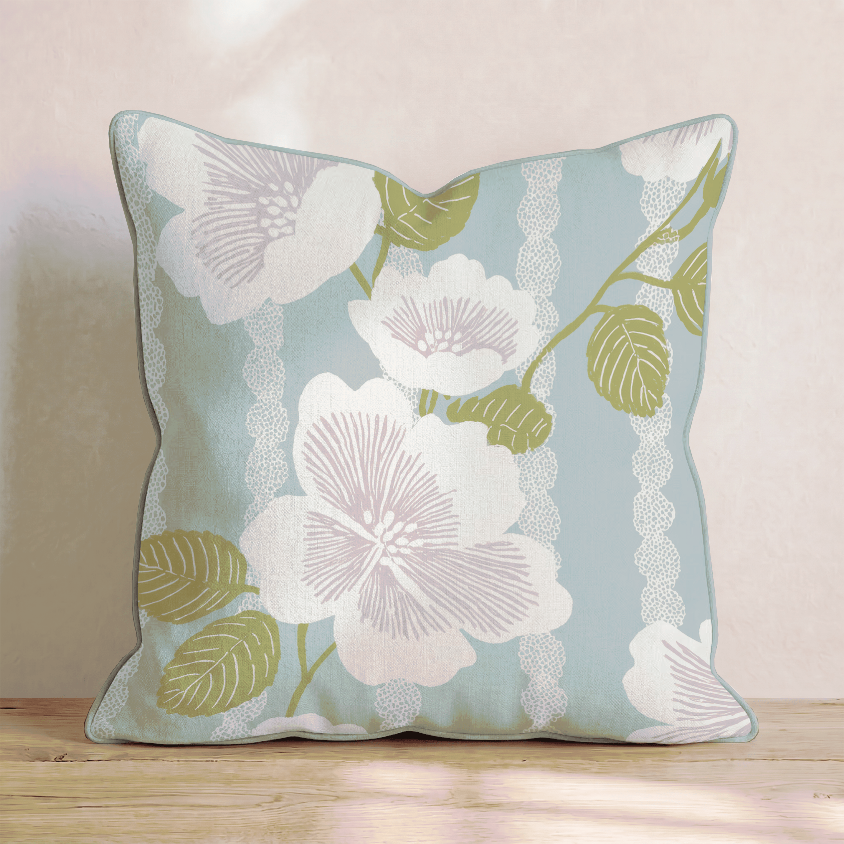 Lace Garden Throw Pillow - Benton Lane Home - Hillcroft Home