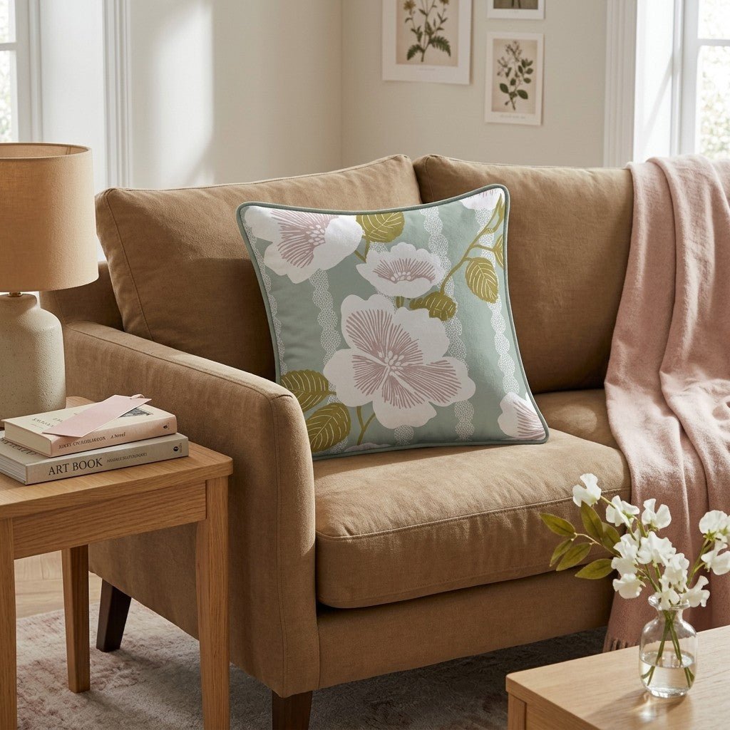 Lace Garden Throw Pillow - Benton Lane Home - Hillcroft Home