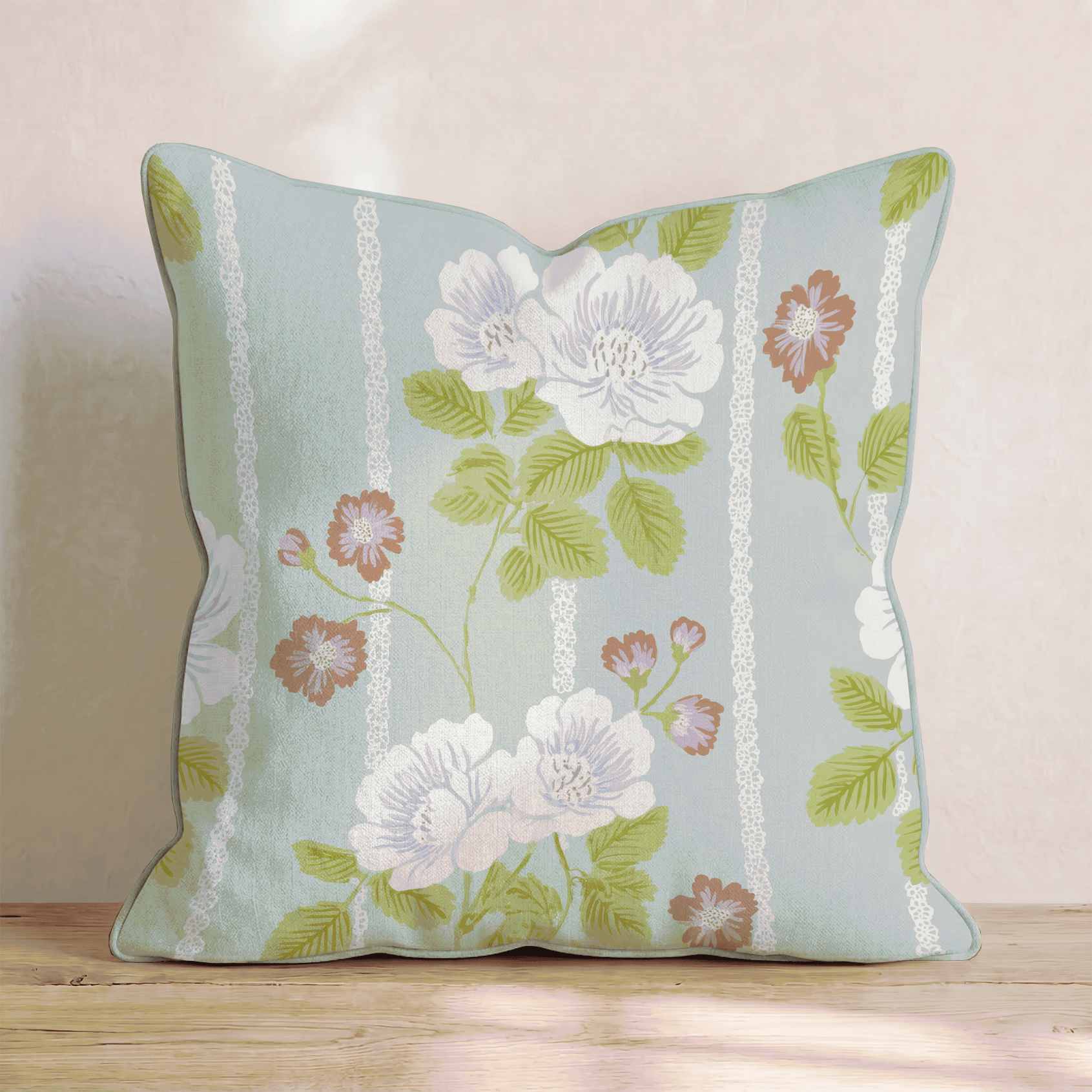 Lace Trellis Throw Pillow - Benton Lane Home - Hillcroft Home