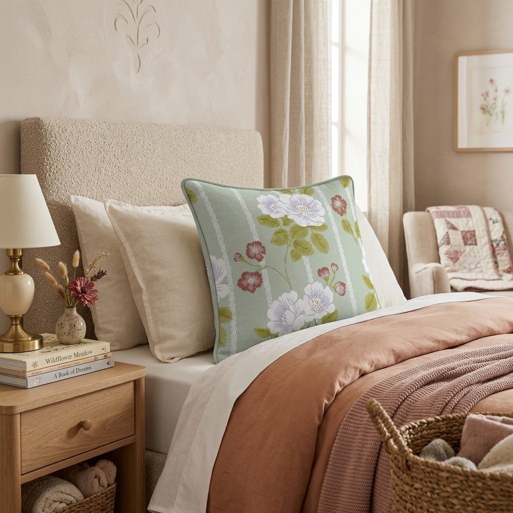 Lace Trellis Throw Pillow - Benton Lane Home - Hillcroft Home