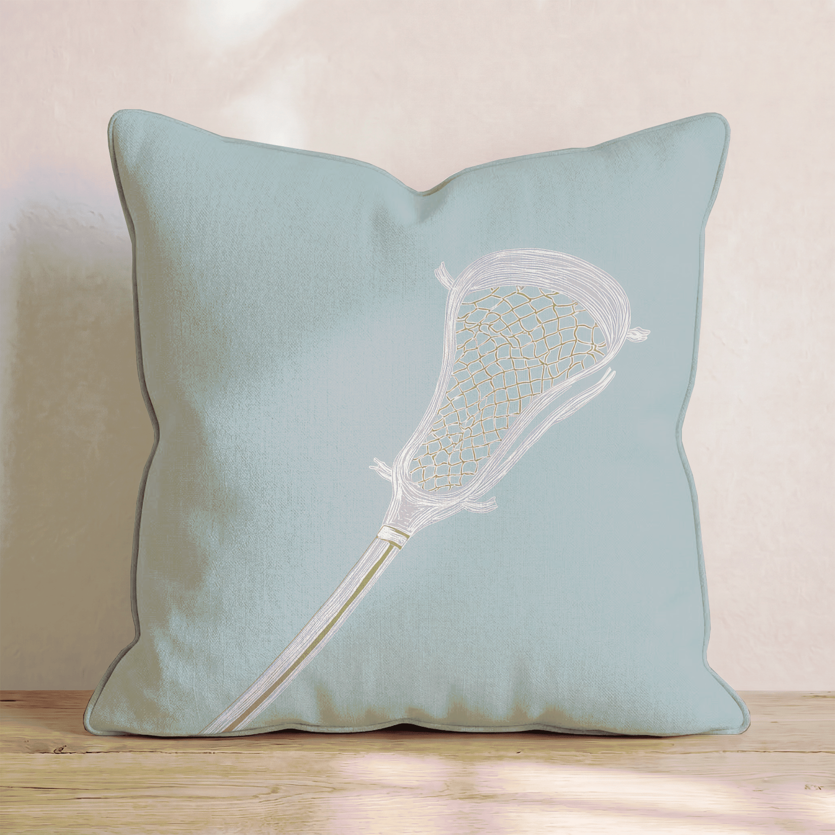 Lacrosse Stick Throw Pillow - Benton Lane Home - Hillcroft Home