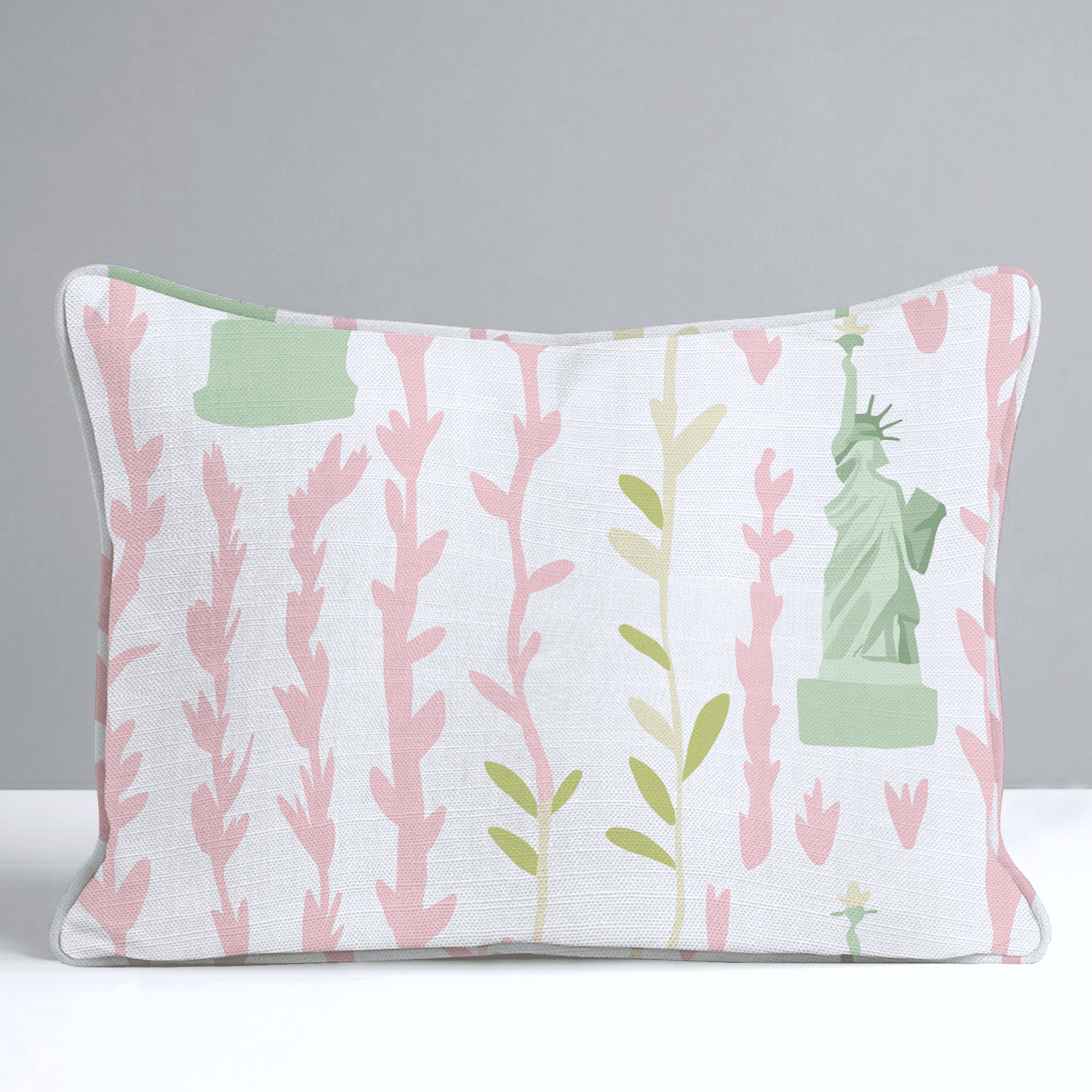 Lady Liberty Throw Pillow - Benton Lane Home - Lemon Park