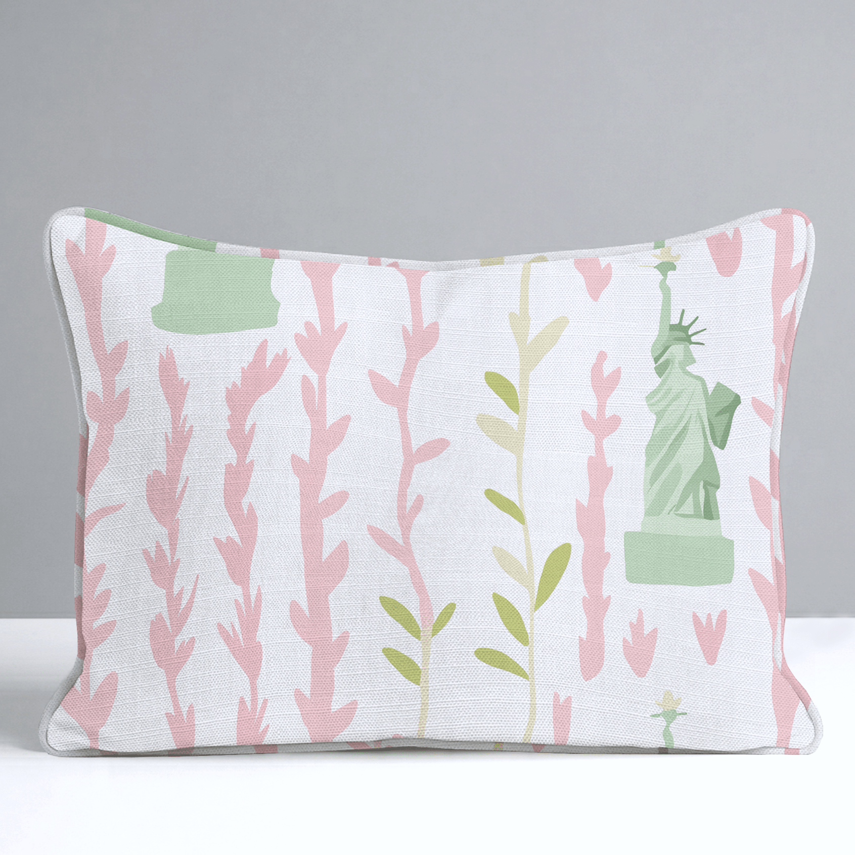 Lady Liberty Throw Pillow - Lemon Park