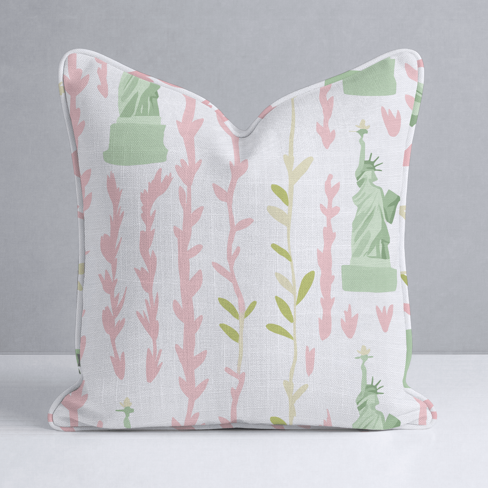 Lady Liberty Throw Pillow - Lemon Park