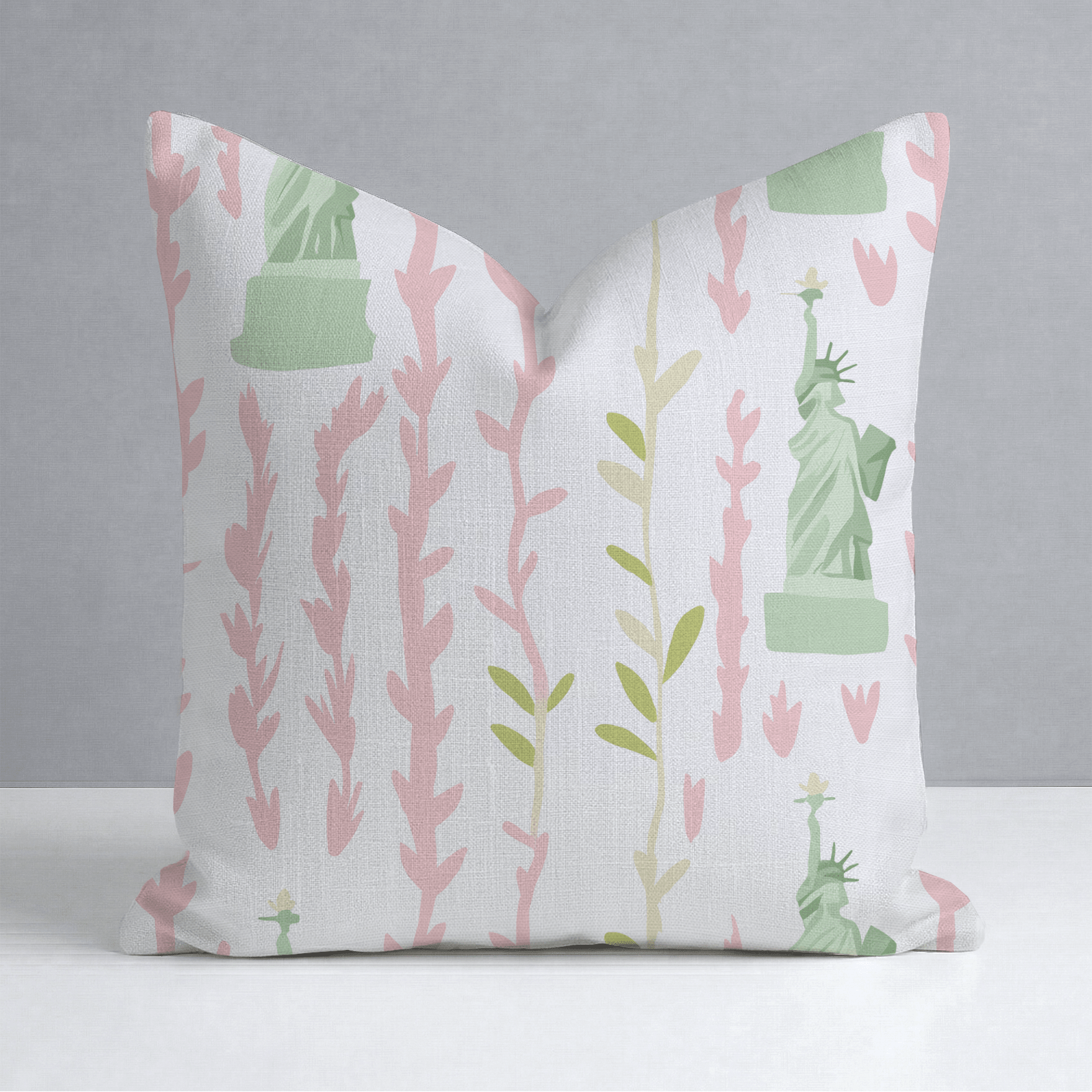 Lady Liberty Throw Pillow - Lemon Park