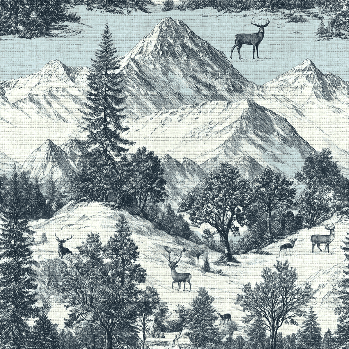 Lake Louise Faux Grasscloth Wallpaper - Benton Lane Home - Lemon Park