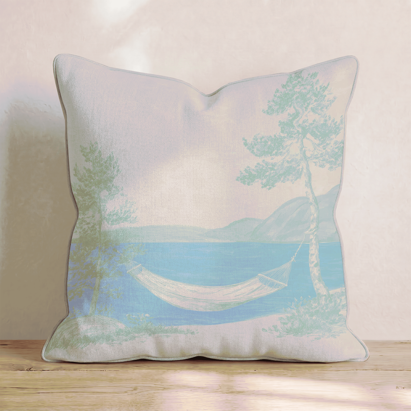 Lakeside Lounge Throw Pillow - Benton Lane Home - Hillcroft Home