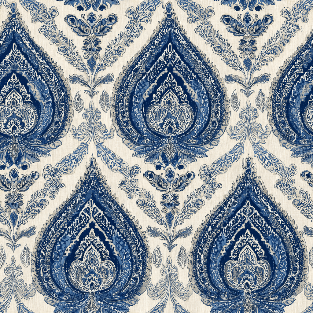 Lapis Vale Wallpaper - Benton Lane Home - Painted Paper