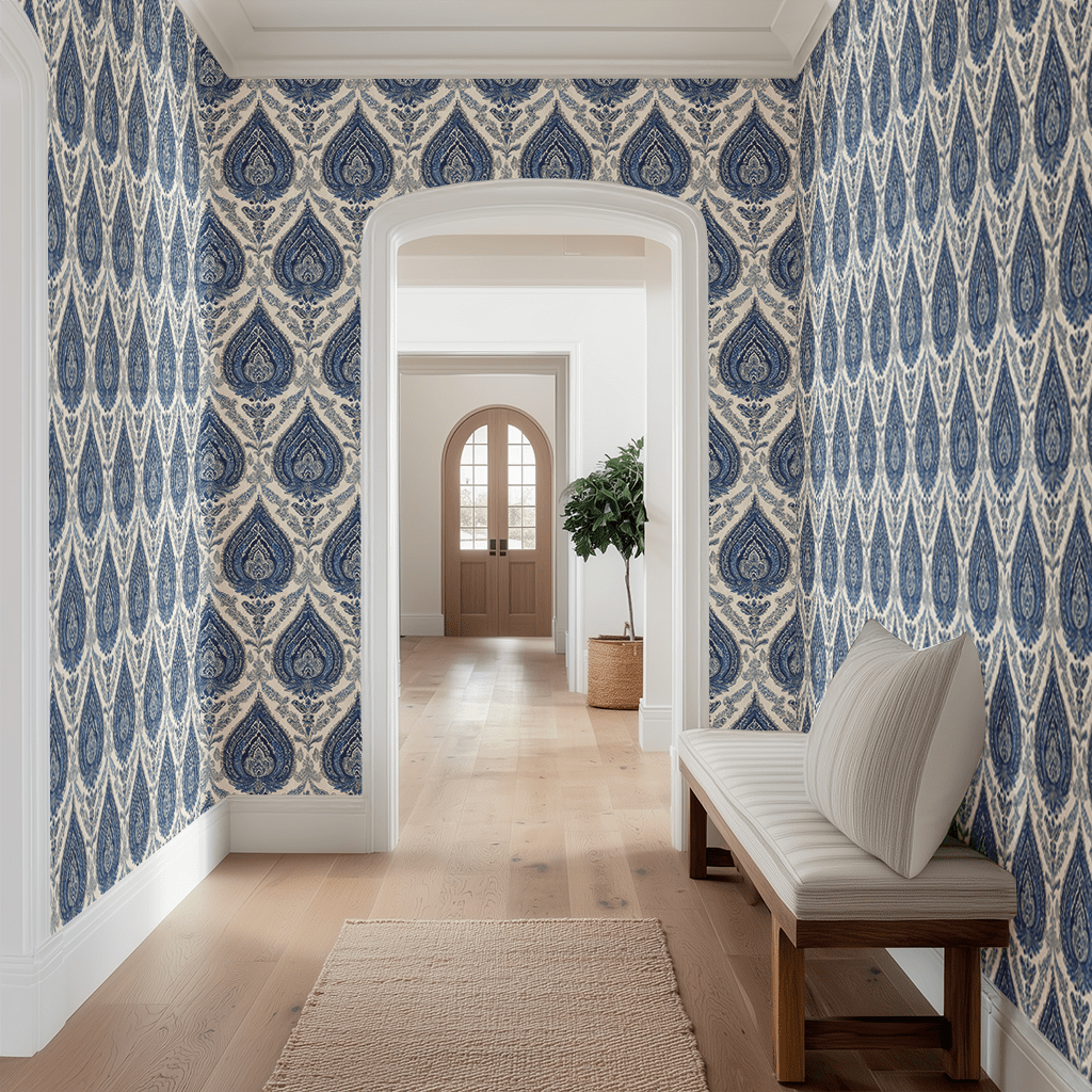 Lapis Vale Wallpaper - Painted Paper