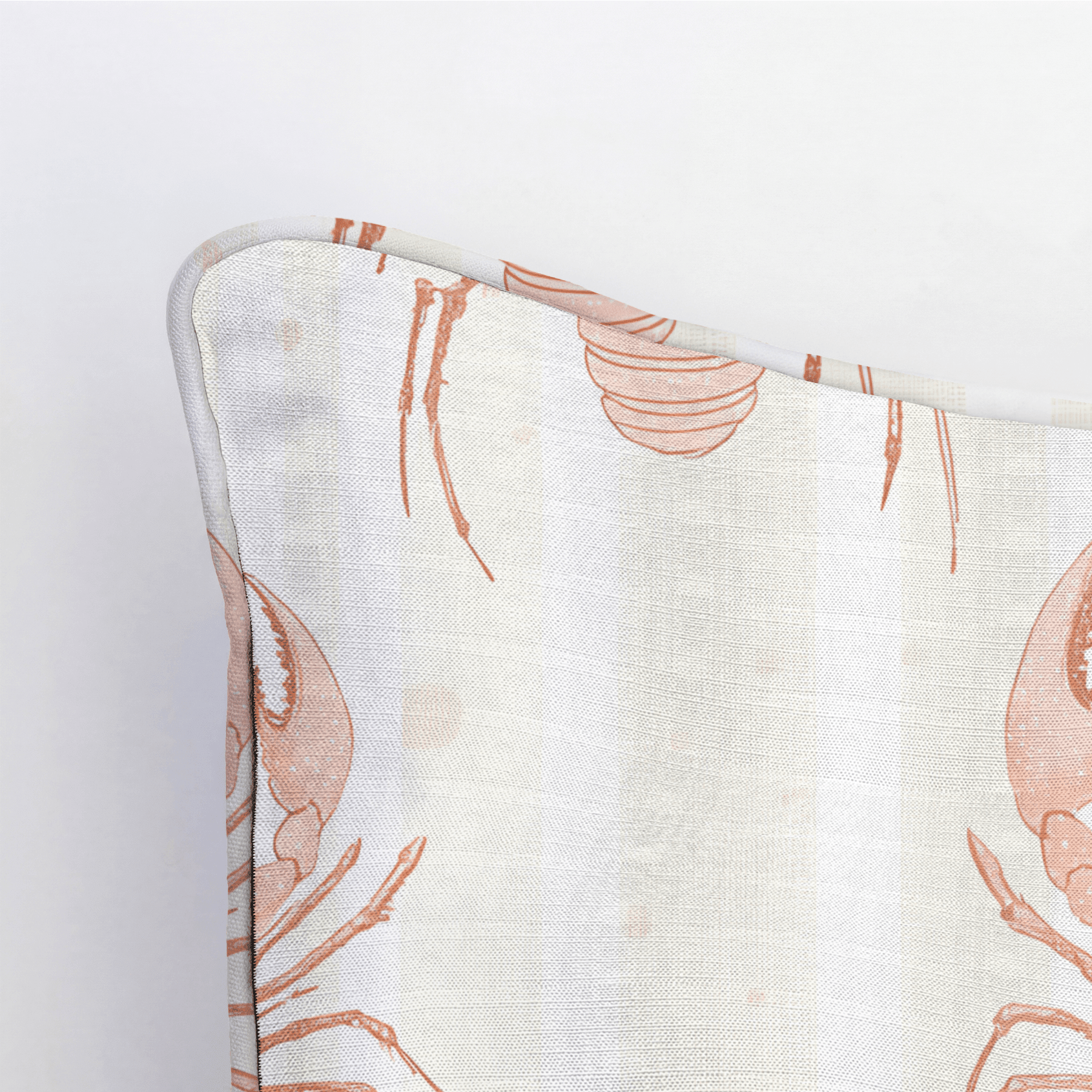 Larry Lobsters Throw Pillow - Benton Lane Home - Lemon Park