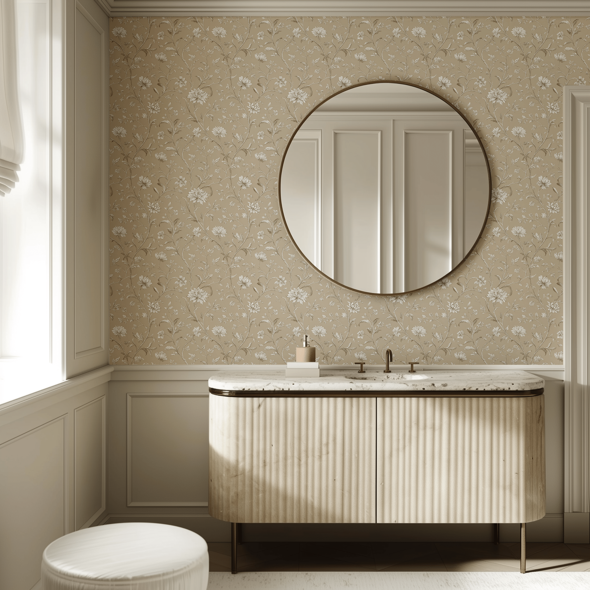 Laura Lynn Wallpaper - Benton Lane Home - Painted Paper