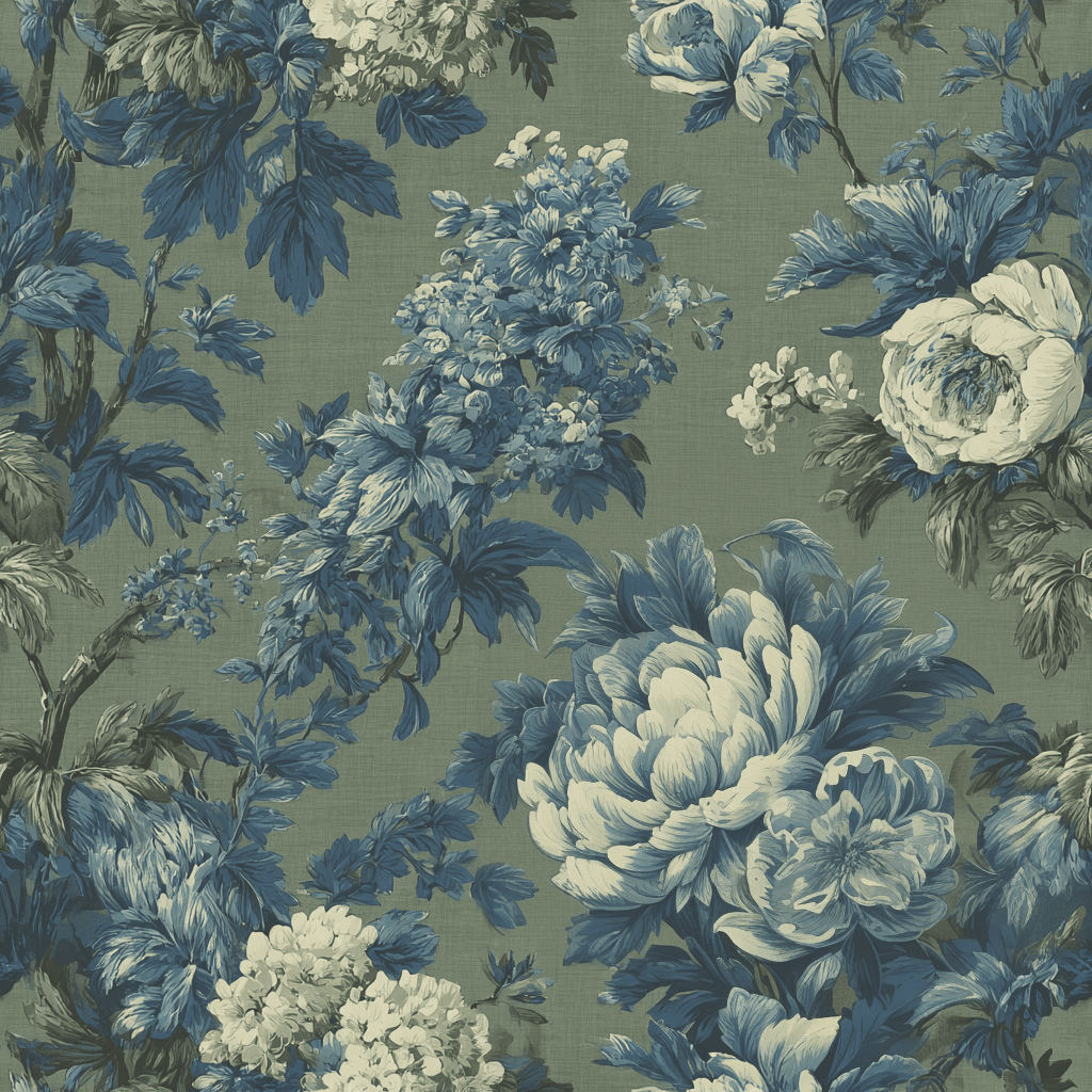 Laurel & Bloom Wallpaper - Benton Lane Home - Painted Paper