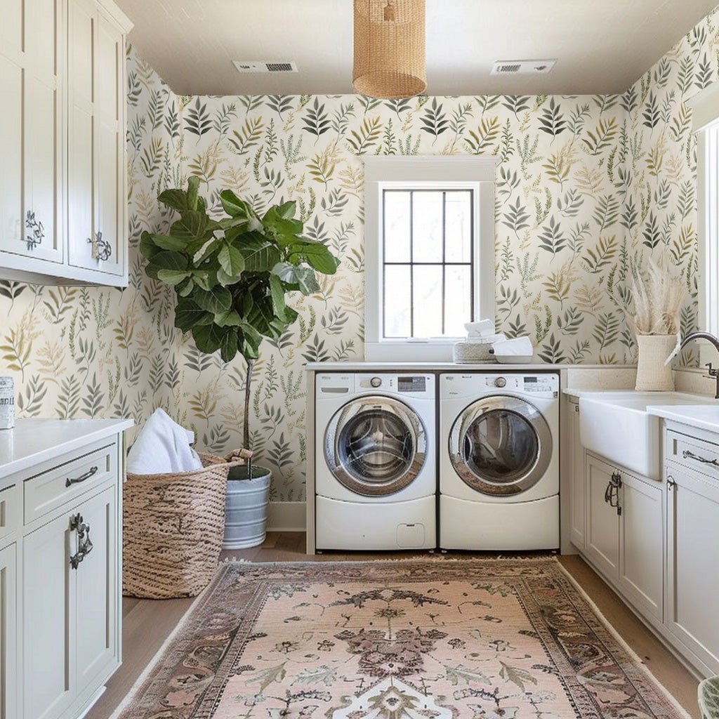 Laurel Fern Wallpaper - Benton Lane Home - Painted Paper