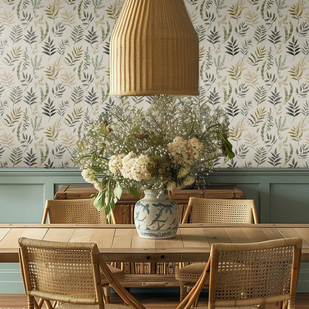 Laurel Fern Wallpaper - Benton Lane Home - Painted Paper