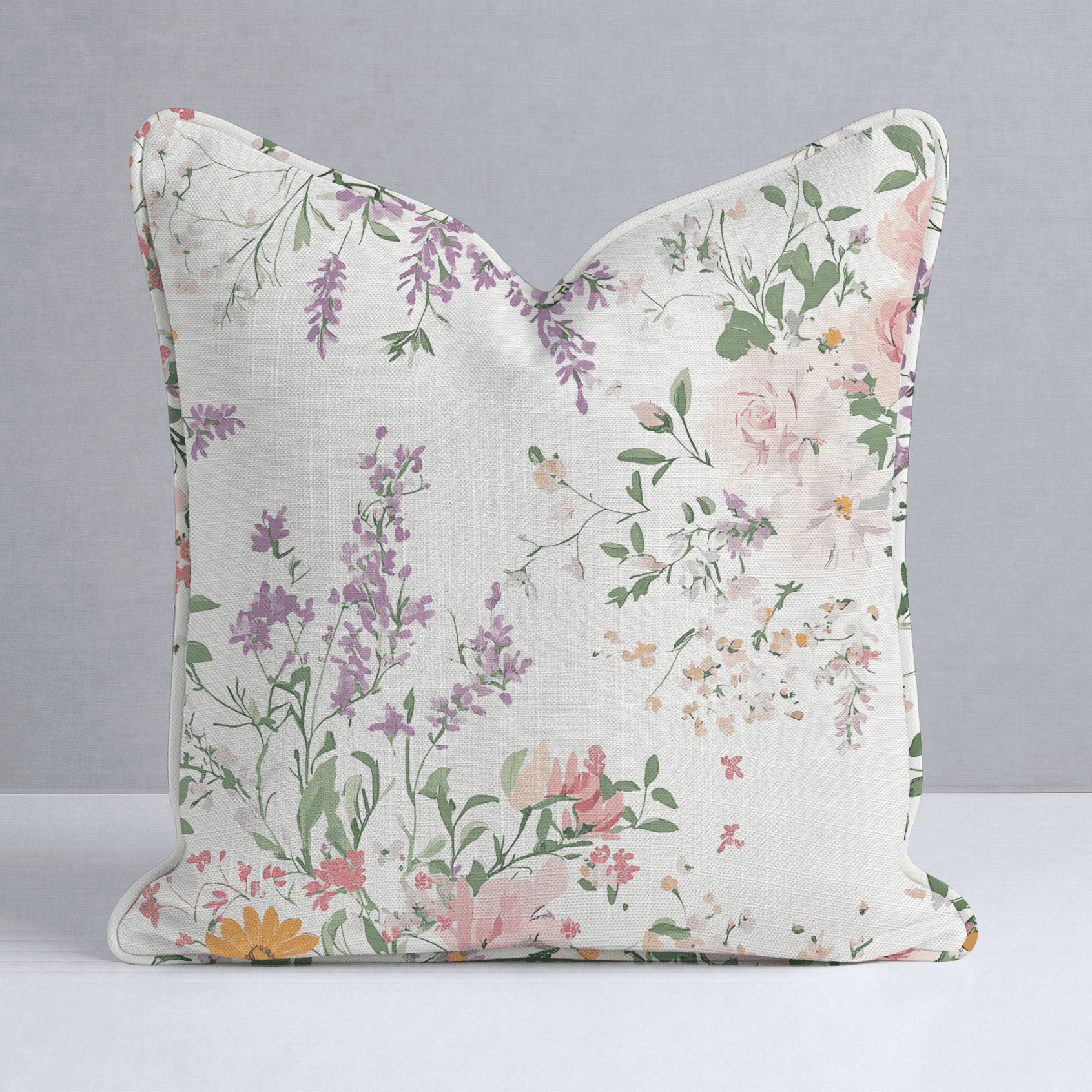 Lavender Lace Throw Pillow - Benton Lane Home - Lemon Park