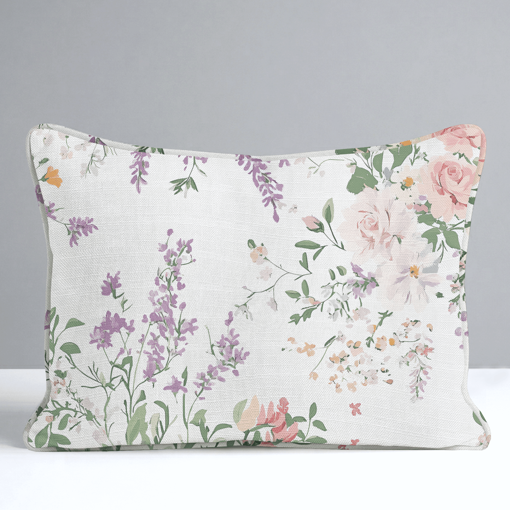 Lavender Lace Throw Pillow - Benton Lane Home - Lemon Park