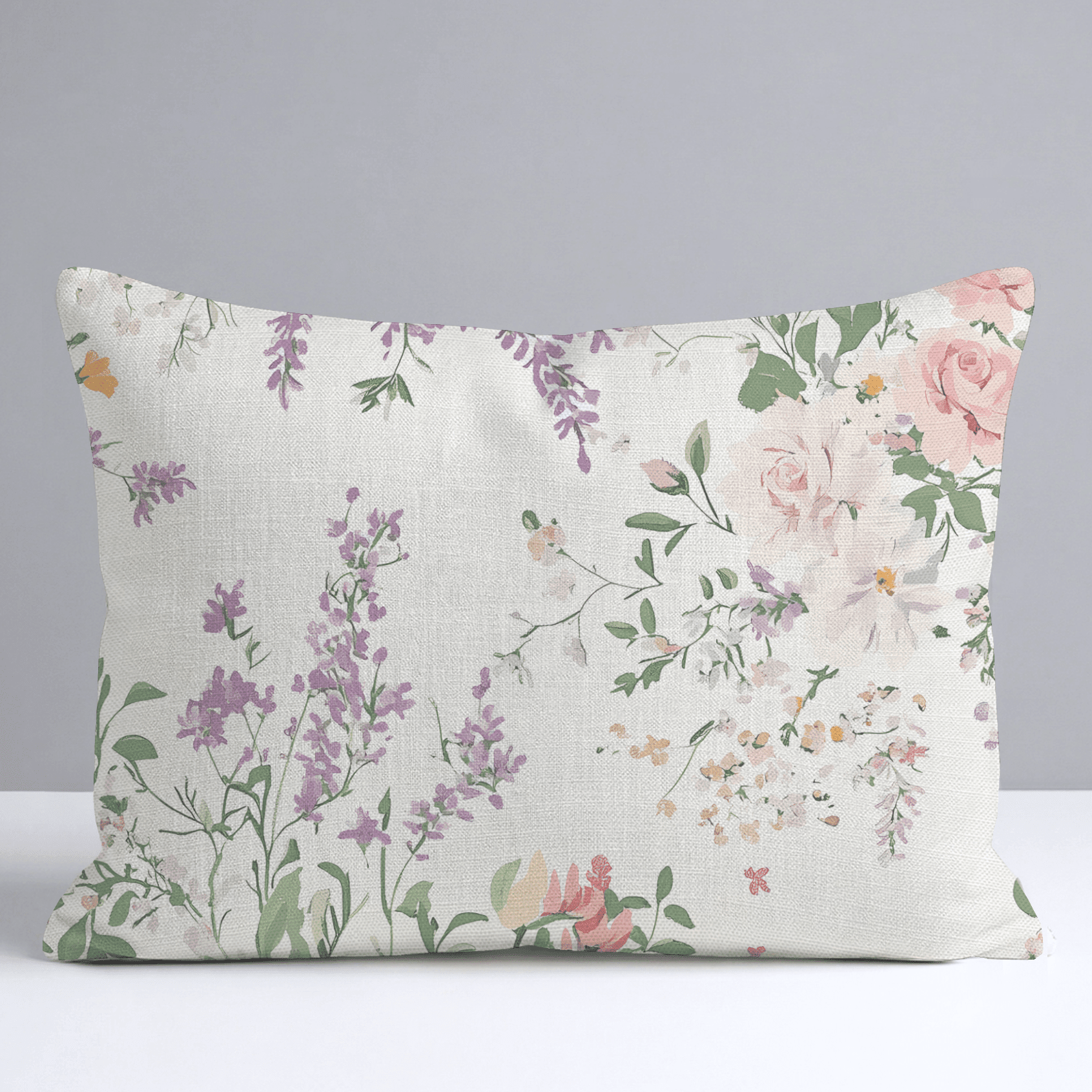 Lavender Lace Throw Pillow - Benton Lane Home - Lemon Park