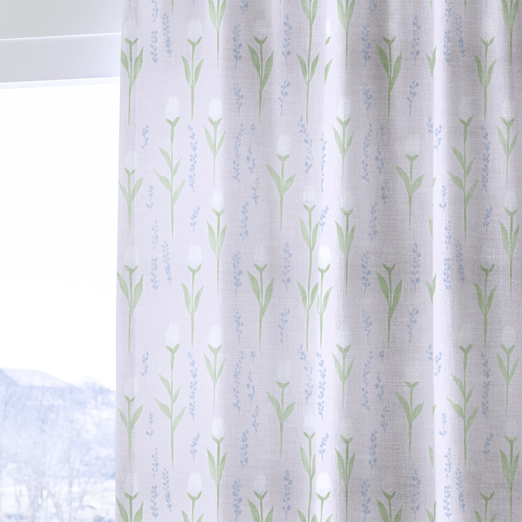Lavender Lane - Drapery - Benton Lane Home - Lemon Park