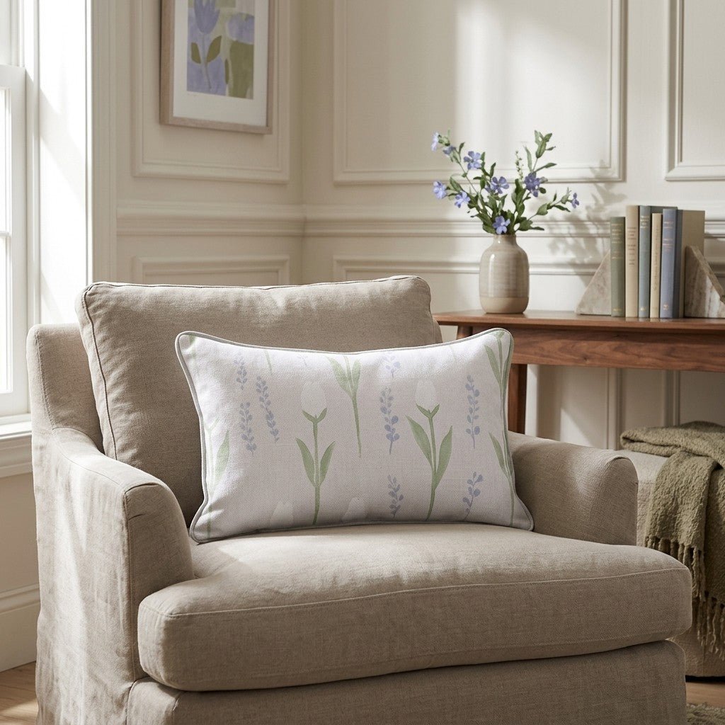 Lavender Lane Throw Pillow - Benton Lane Home - Lemon Park