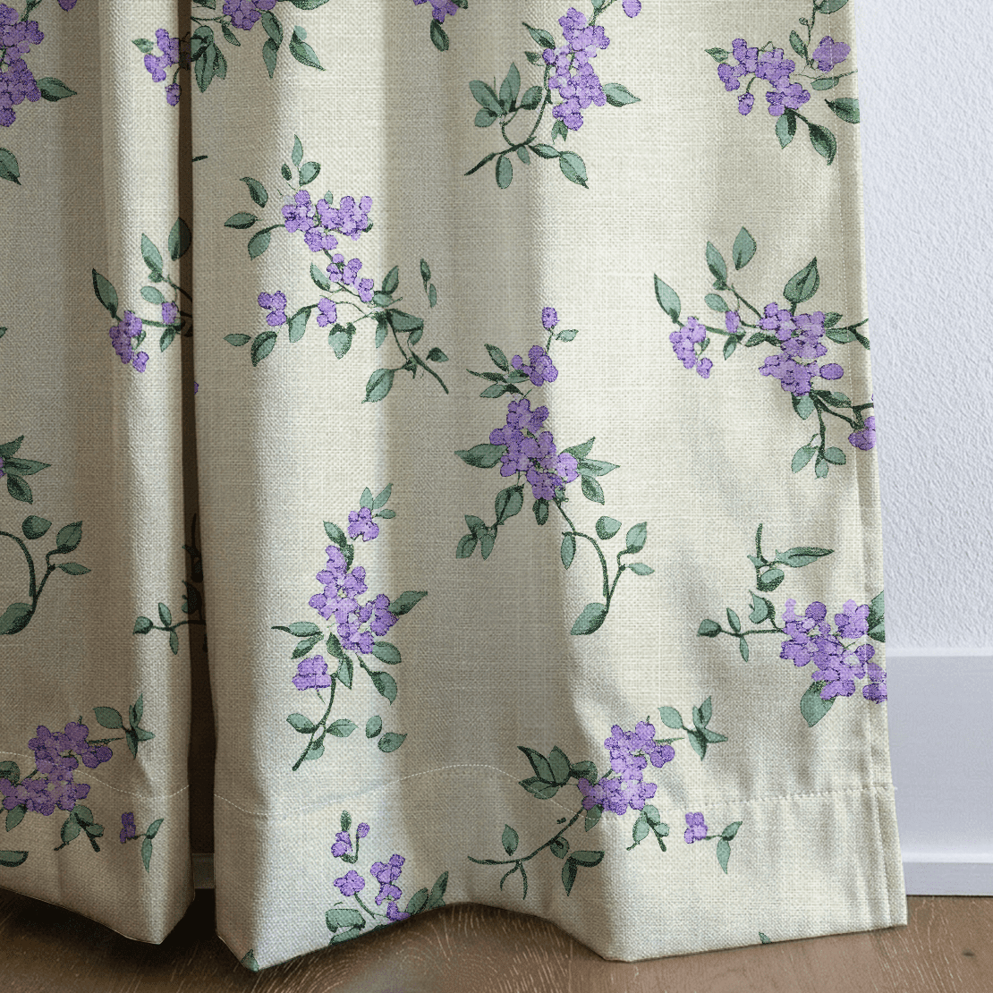 Lavender Sprig - Drapery - Benton Lane Home - Lemon Park