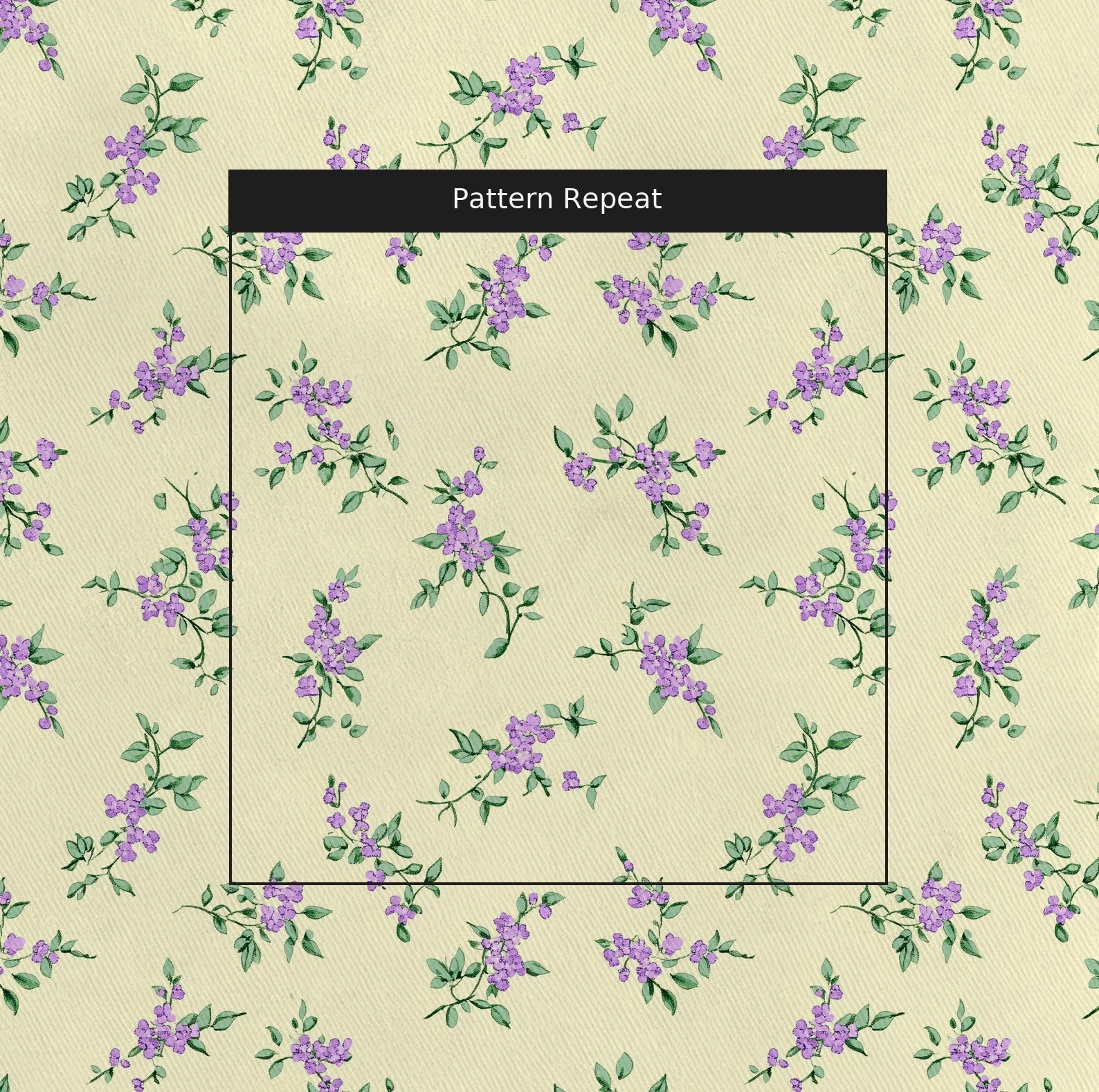Lavender Sprig - Fabric - Lemon Park