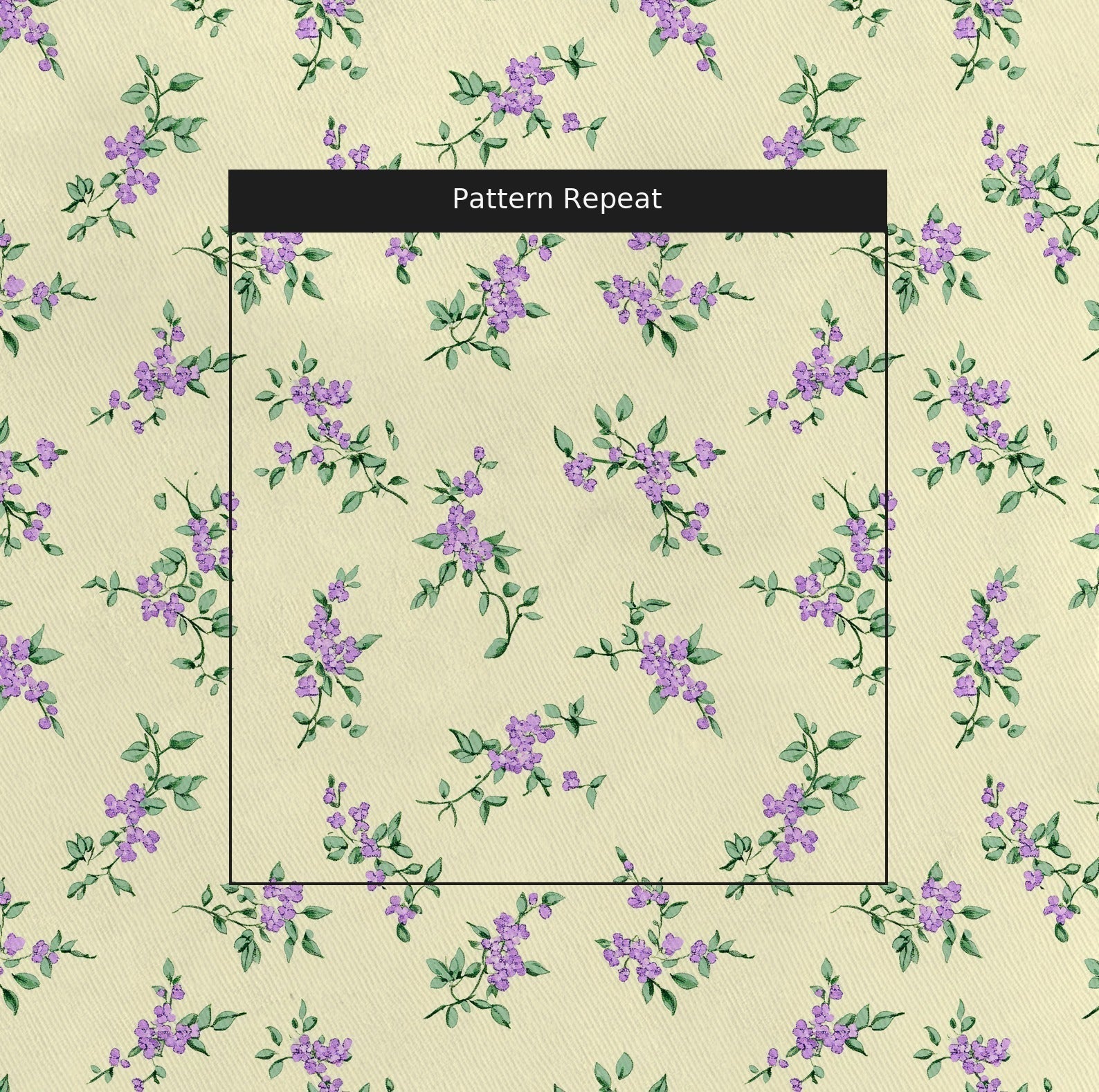 Lavender Sprig - Fabric - Benton Lane Home - Lemon Park