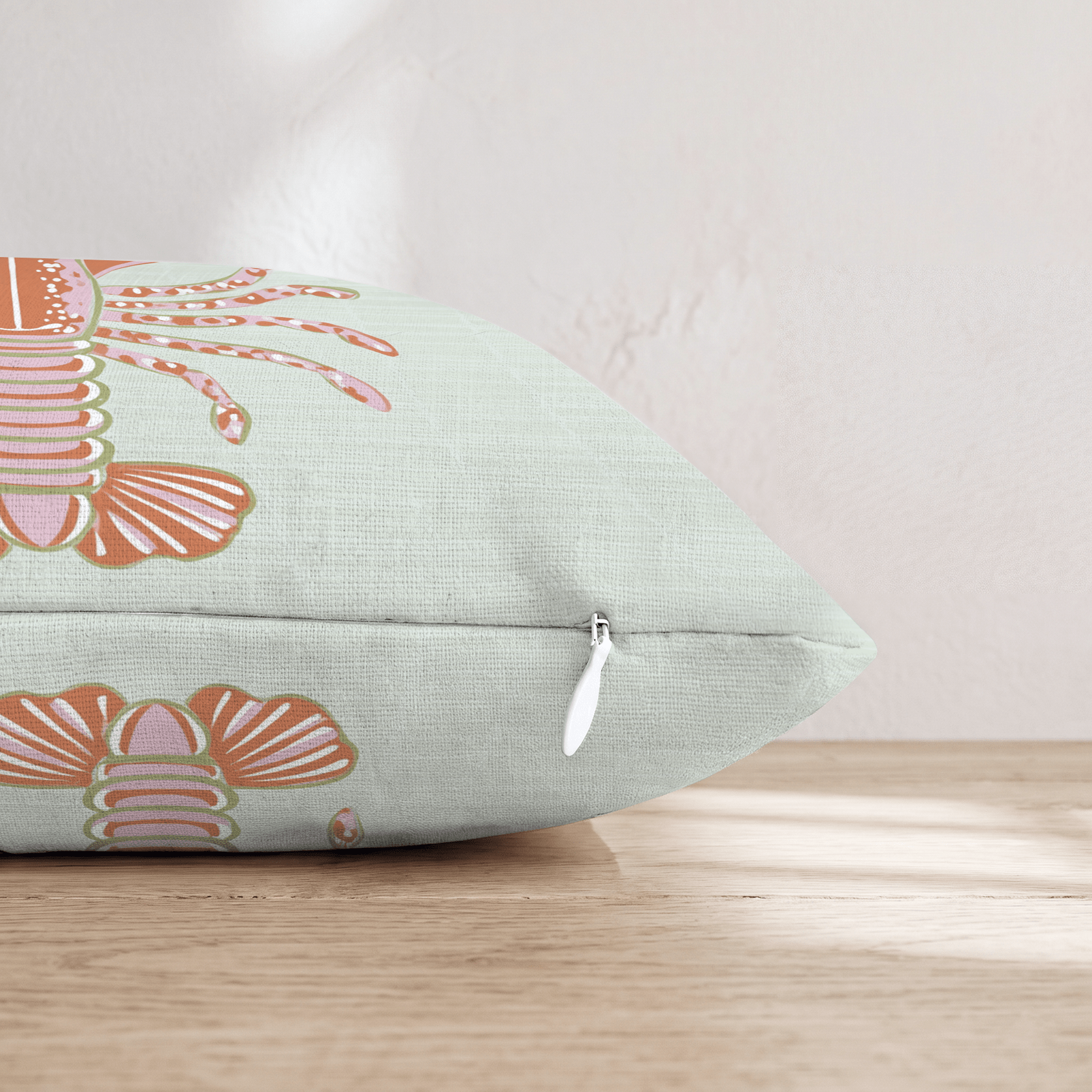 Lazy Lobster Throw Pillow - Hillcroft Home