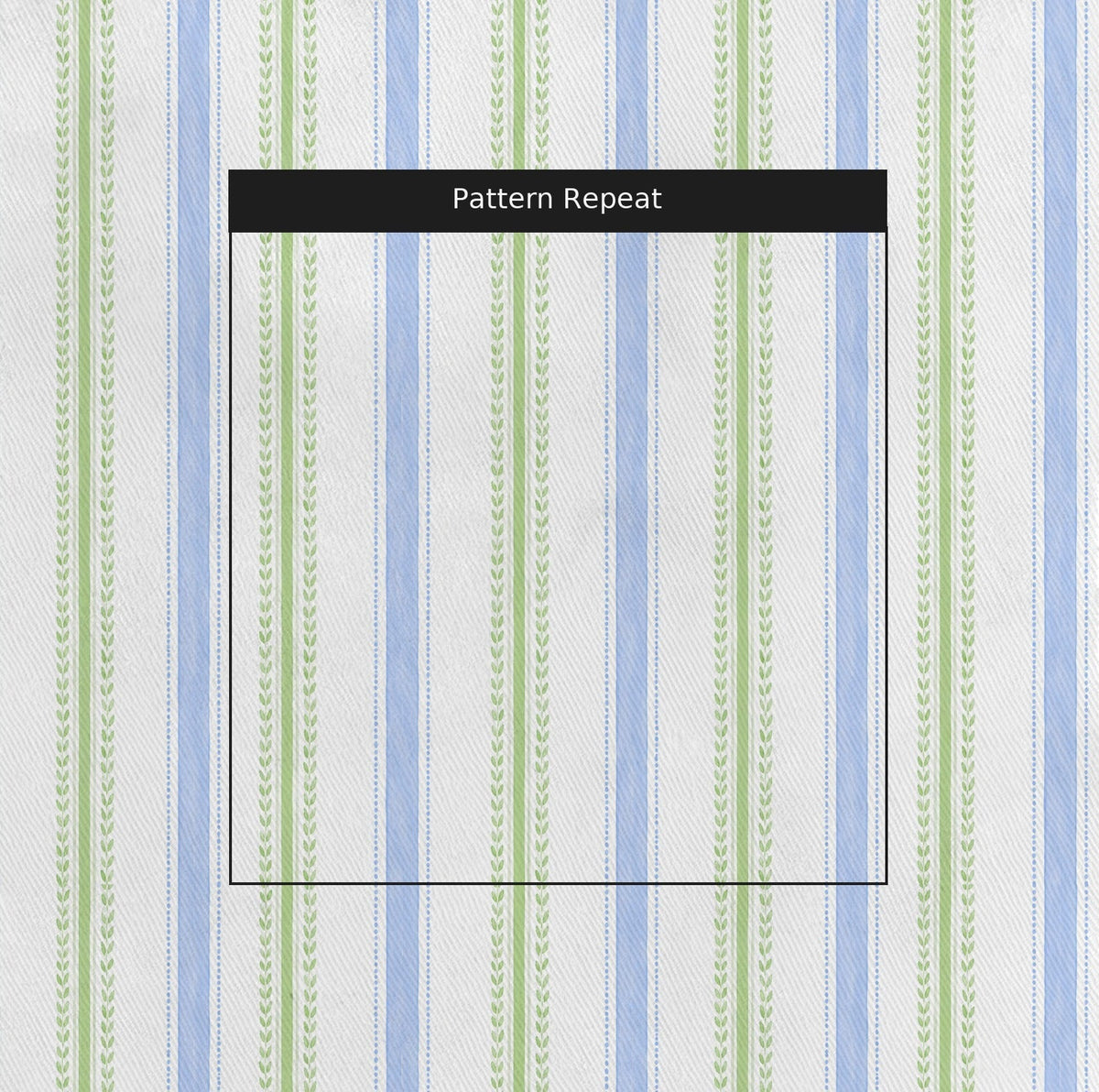 Leaf Me Be Garden Stripe - Fabric - Lemon Park