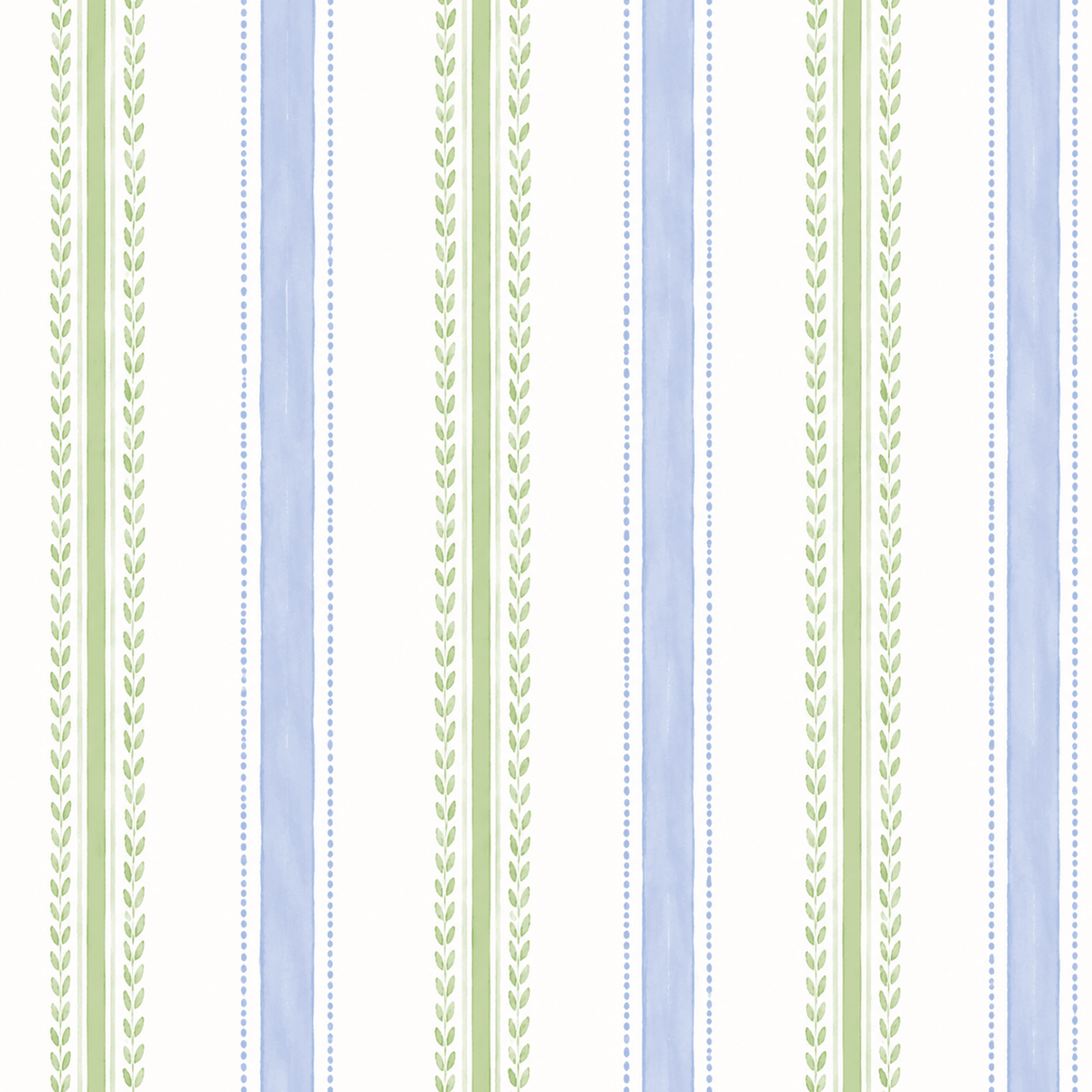 Leaf Me Be Garden Stripe Wallpaper - Lemon Park