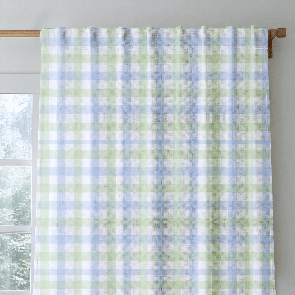Leaf Me Be Gingham - Drapery - Benton Lane Home - Lemon Park