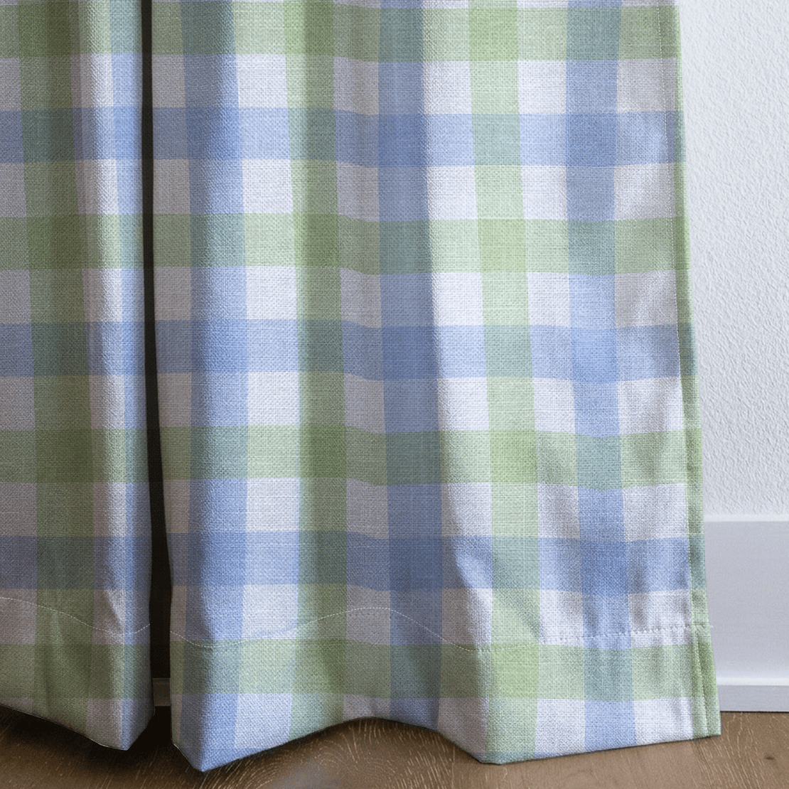 Leaf Me Be Gingham - Drapery - Benton Lane Home - Lemon Park