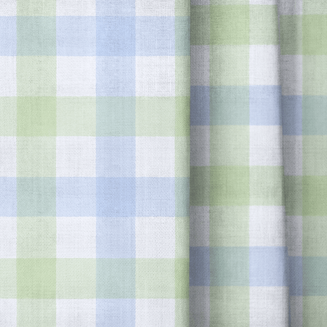Leaf Me Be Gingham - Drapery - Benton Lane Home - Lemon Park