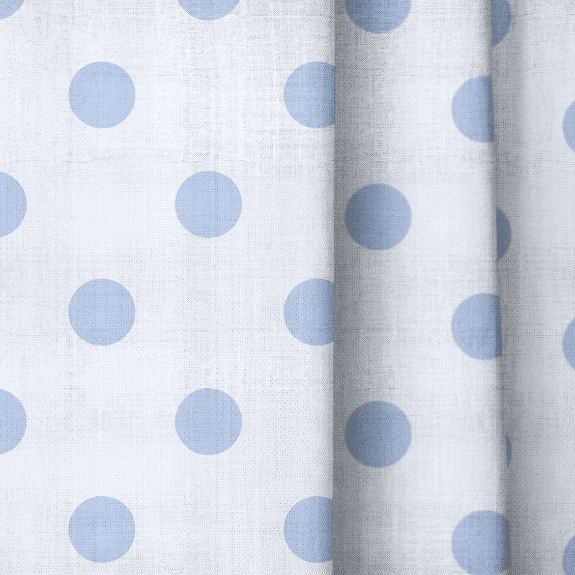 Leaf Me Be Periwinkle Dots - Drapery - Benton Lane Home - Lemon Park