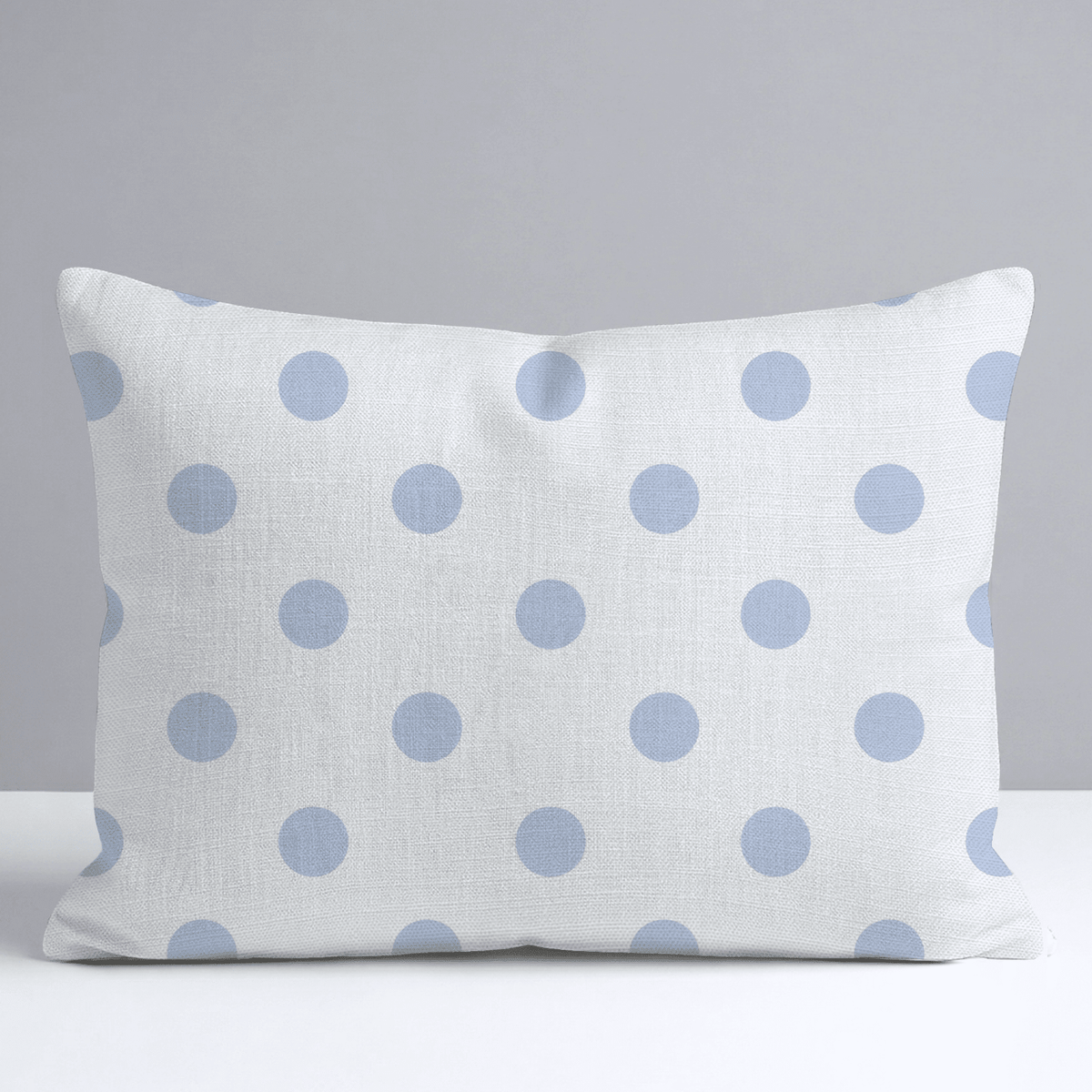 Leaf Me Be Periwinkle Dots Throw Pillow - Benton Lane Home - Lemon Park