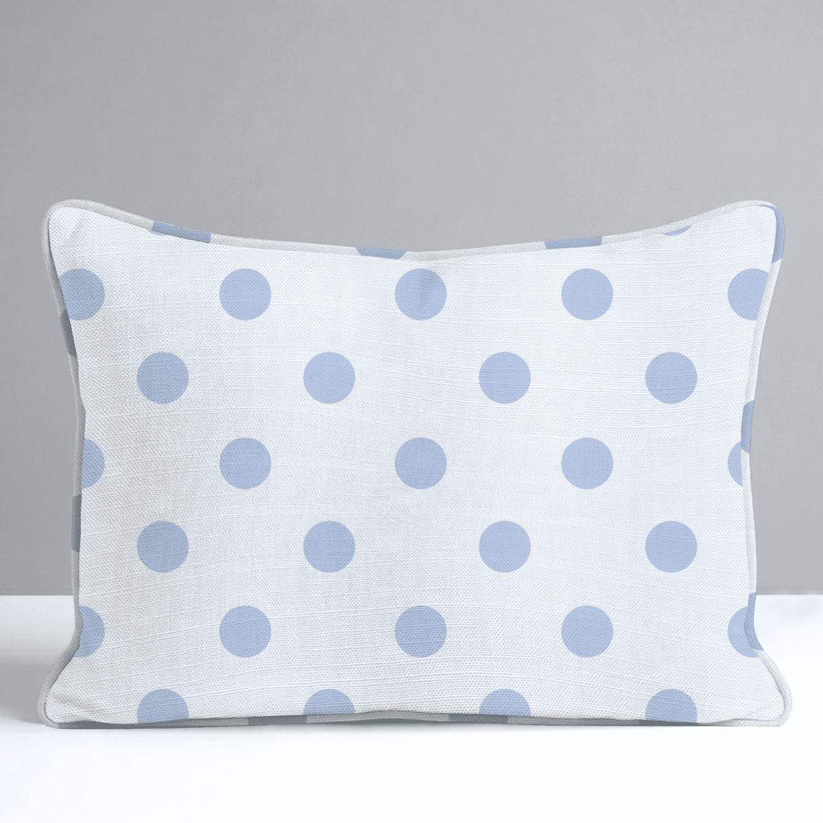 Leaf Me Be Periwinkle Dots Throw Pillow - Benton Lane Home - Lemon Park