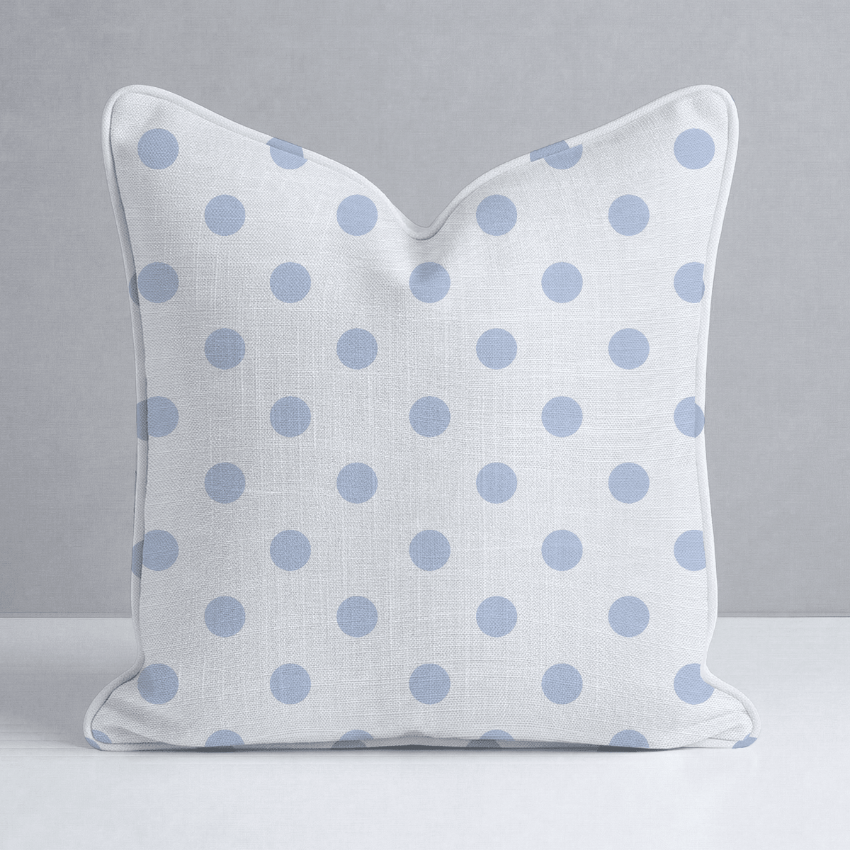 Leaf Me Be Periwinkle Dots Throw Pillow - Benton Lane Home - Lemon Park