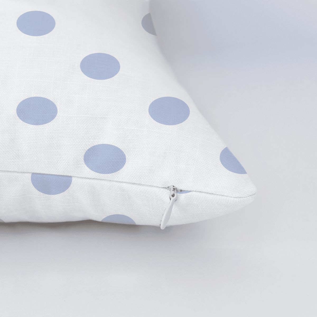 Leaf Me Be Periwinkle Dots Throw Pillow - Benton Lane Home - Lemon Park