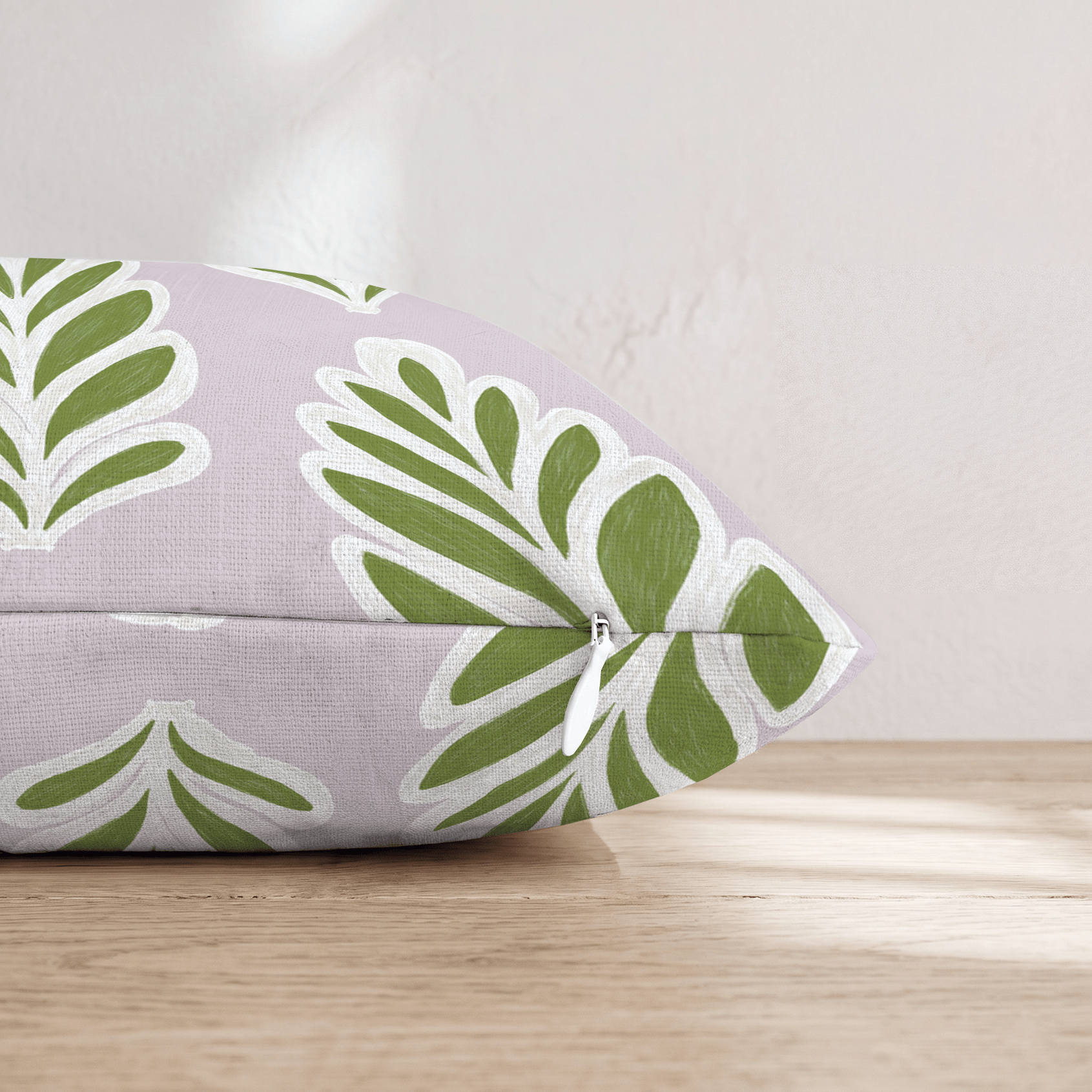 Leaf Me Be Throw Pillow - Hillcroft Home